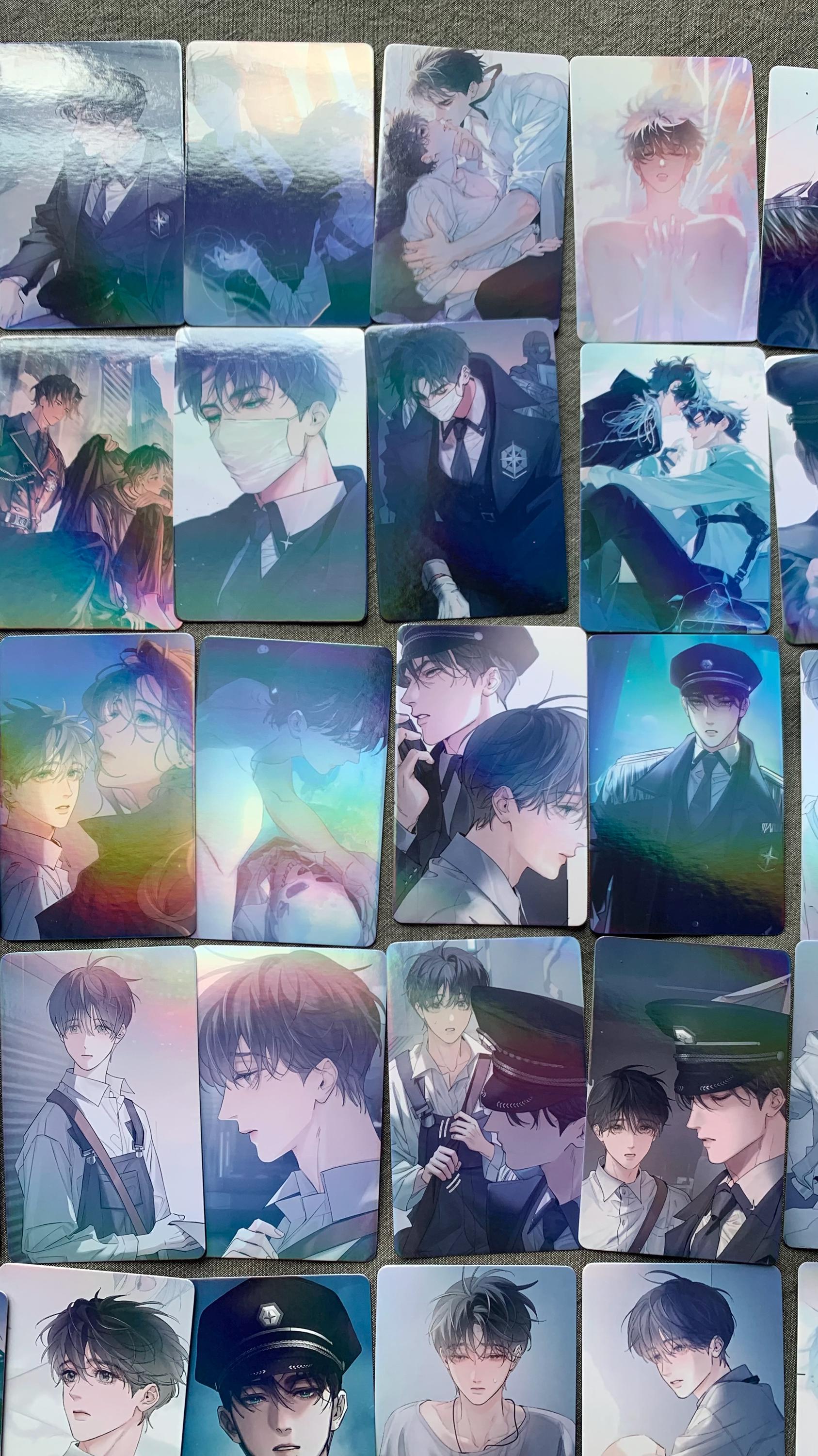 Little Mushroom 55pc Laser Lomo cards Wrong But Still Right Lu Feng An Zhe Yaoi Korean Manhua SciFi BL manga C019