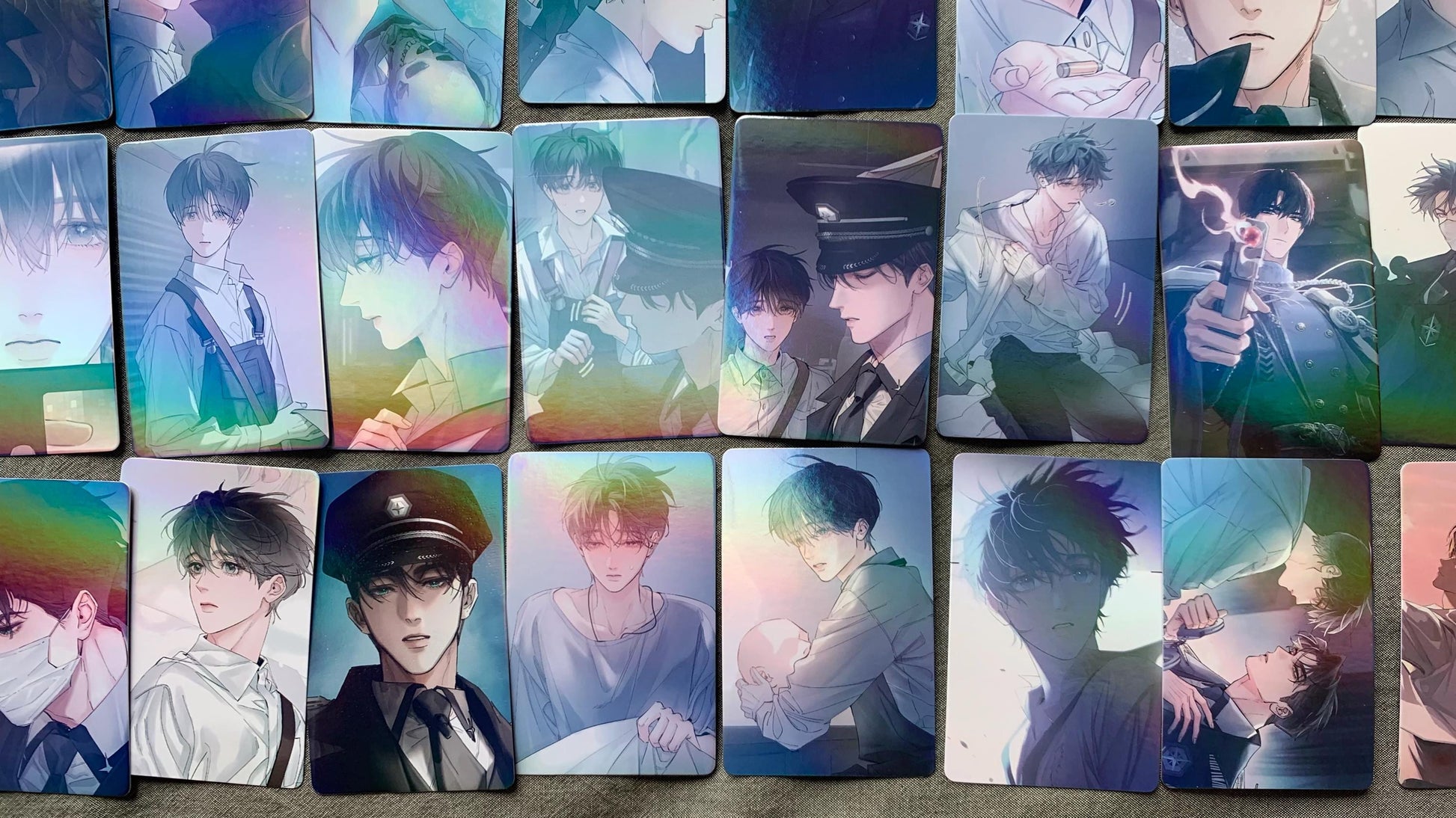 Little Mushroom 55pc Laser Lomo cards Wrong But Still Right Lu Feng An Zhe Yaoi Korean Manhua SciFi BL manga C019