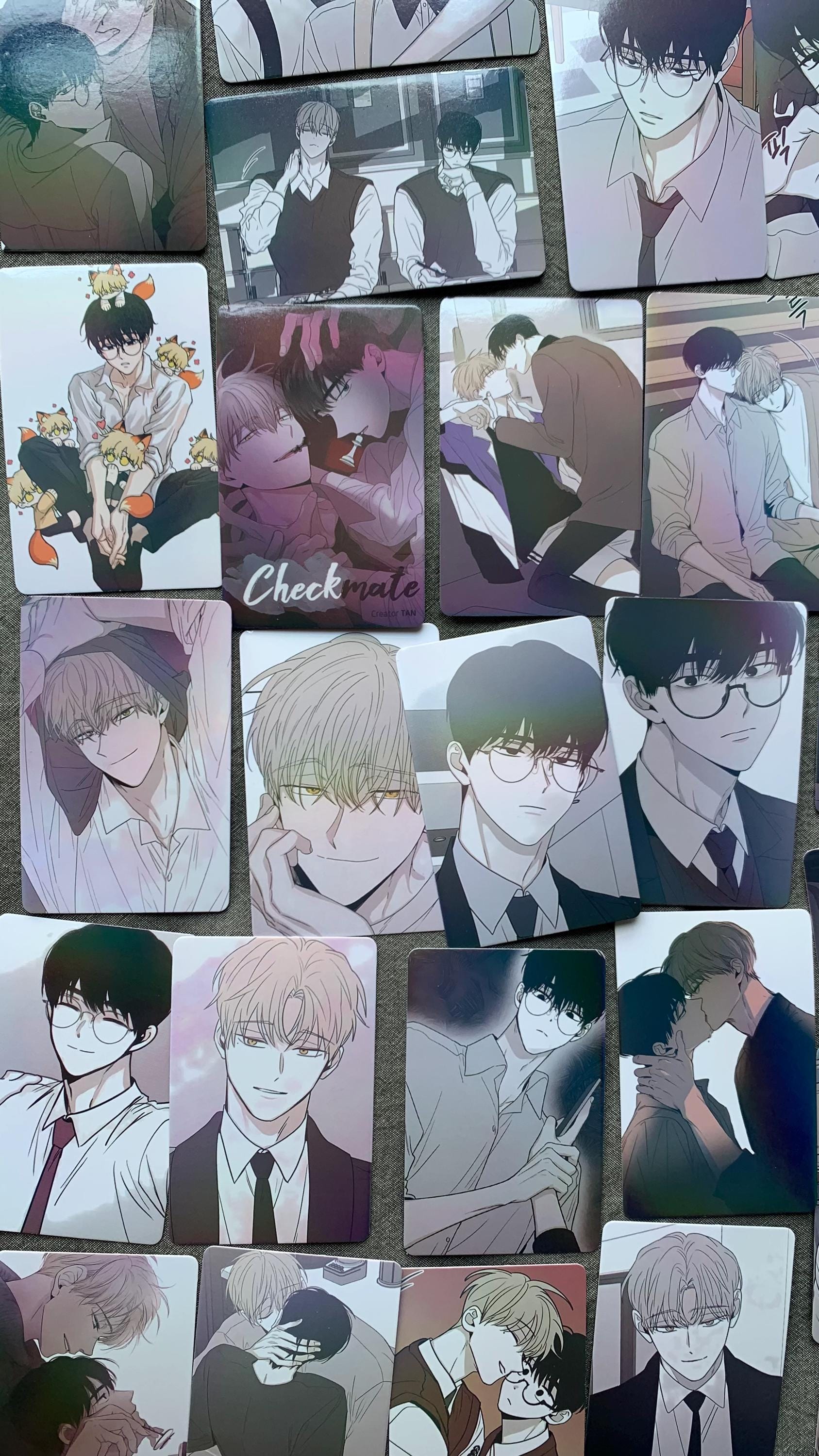 Checkmate 55pc Laser Lomo cards Soohyun Jung Eunsung Yaoi Korean Manhwa BL manga C020