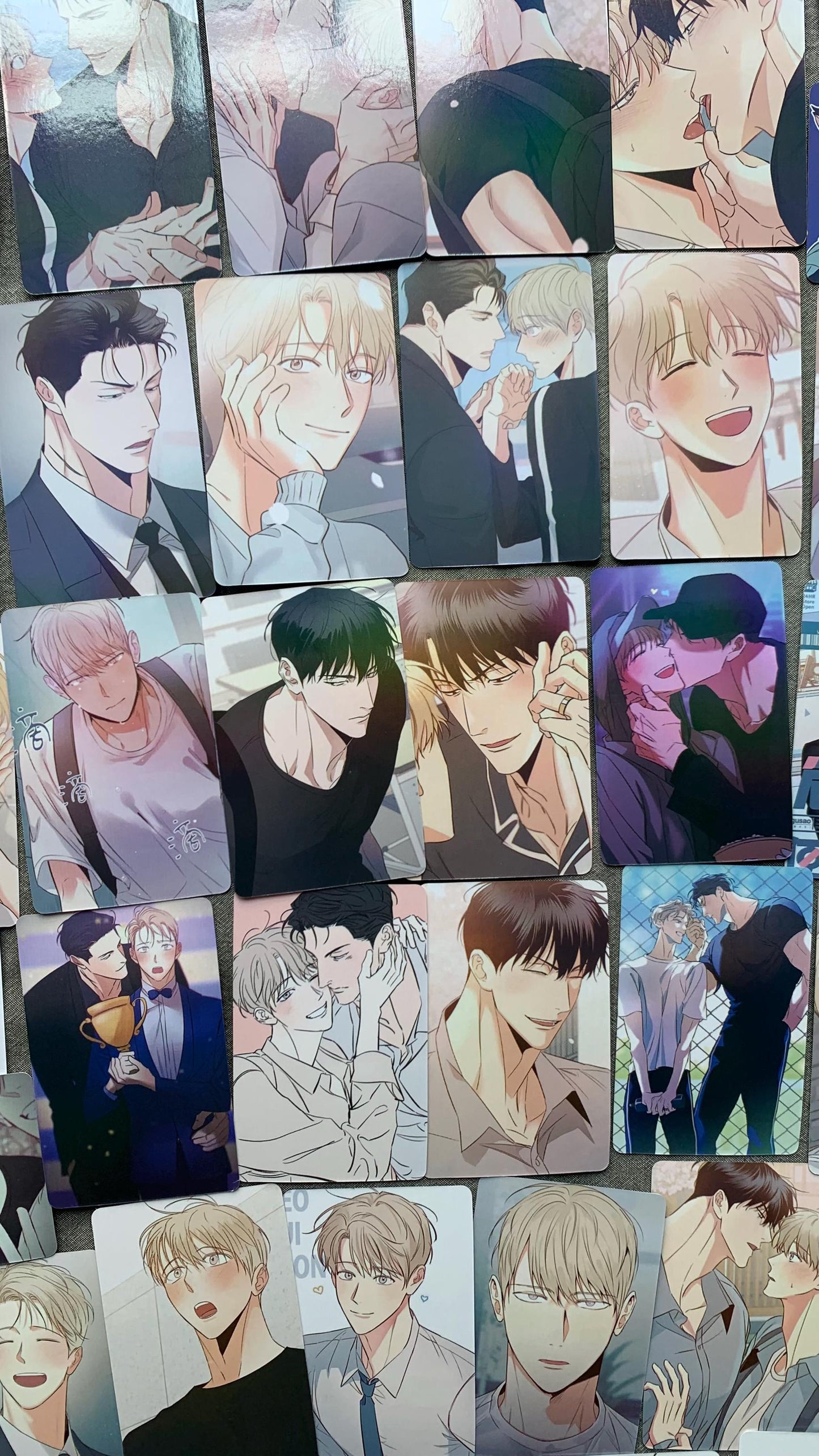 Dangerous Convenience Store 55pc Laser Lomo cards Yeo Eui Joon Bum Geon Woo Yaoi Korean Manhwa BL manga C023