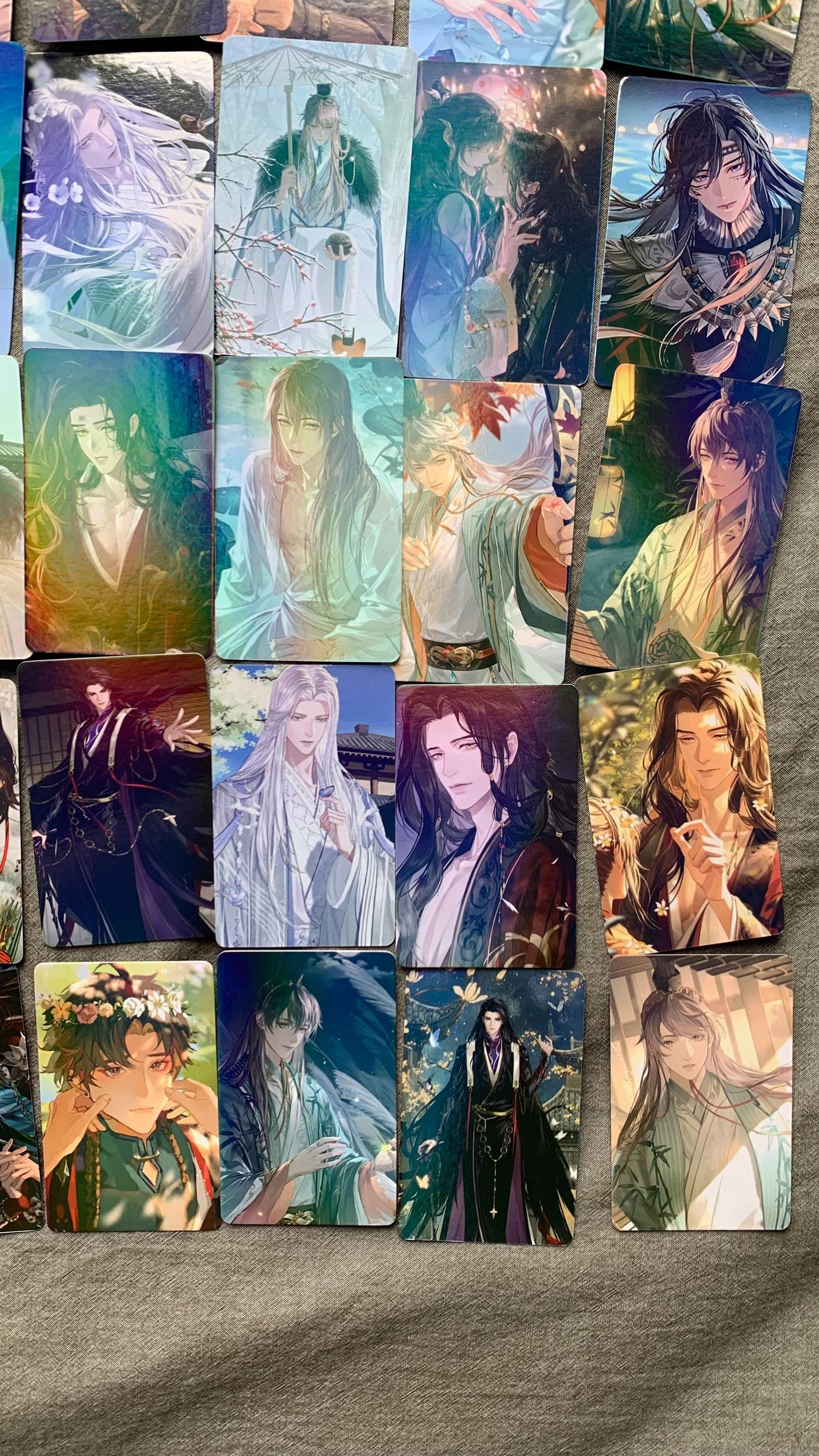 Codename Kite 55pc Laser Lomo cards Ashes of the kingdom Liu Bian Yuan Ji Zuo Ci Sun Ce BL ACG gamer gift C026