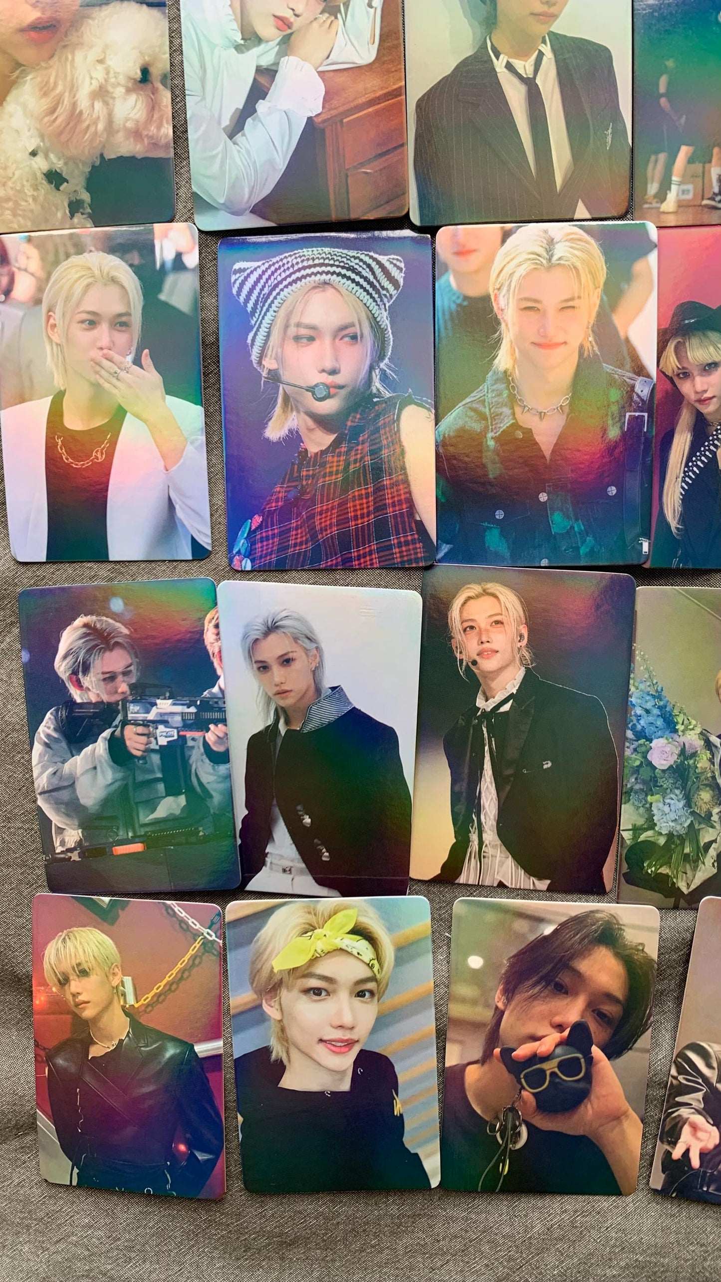 Felix 55pc laser lomo cards Stray Kids Merch KPOP Yongbok Bangchan Leeknow Hyunjin SKZ gift for STAY C030