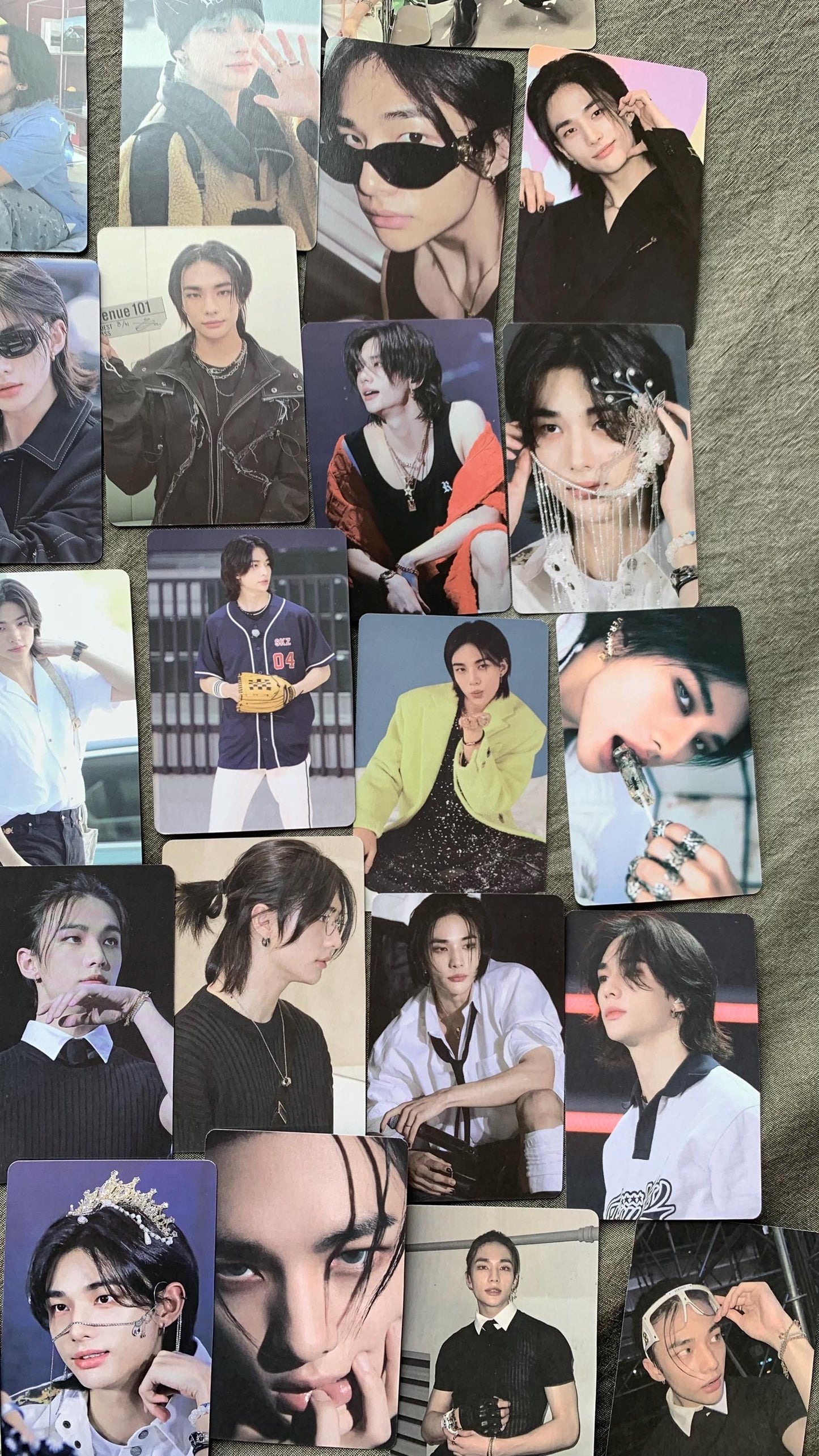 Hyunjin 55pc lomo cards Stray kids Merch KPOP Photocards Felix Bangchan Leeknow Hyunjin C031