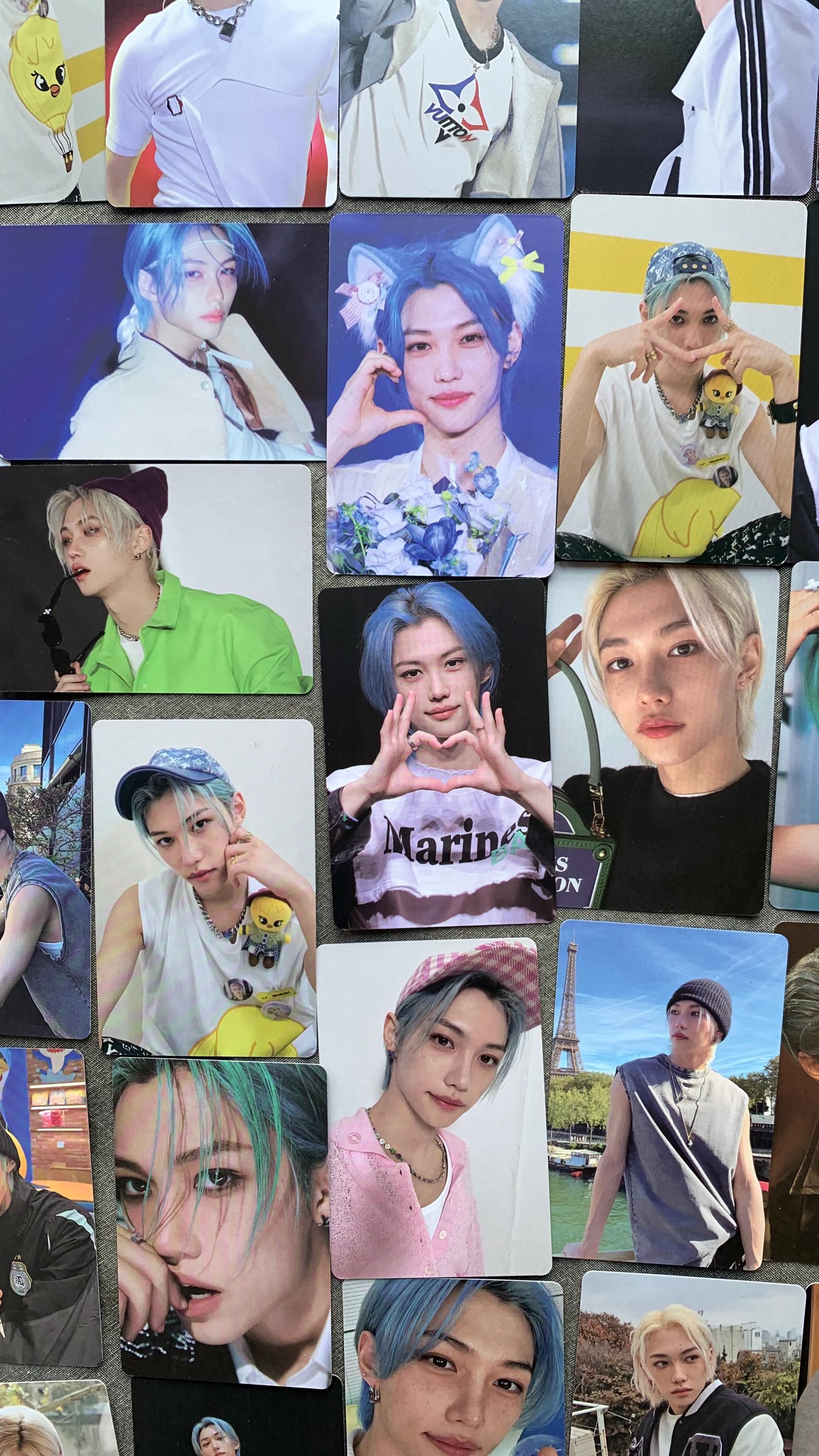 Felix 55pc laser lomo cards Stray Kids Merch KPOP Yongbok Bangchan Leeknow Hyunjin SKZ gift for STAY C033