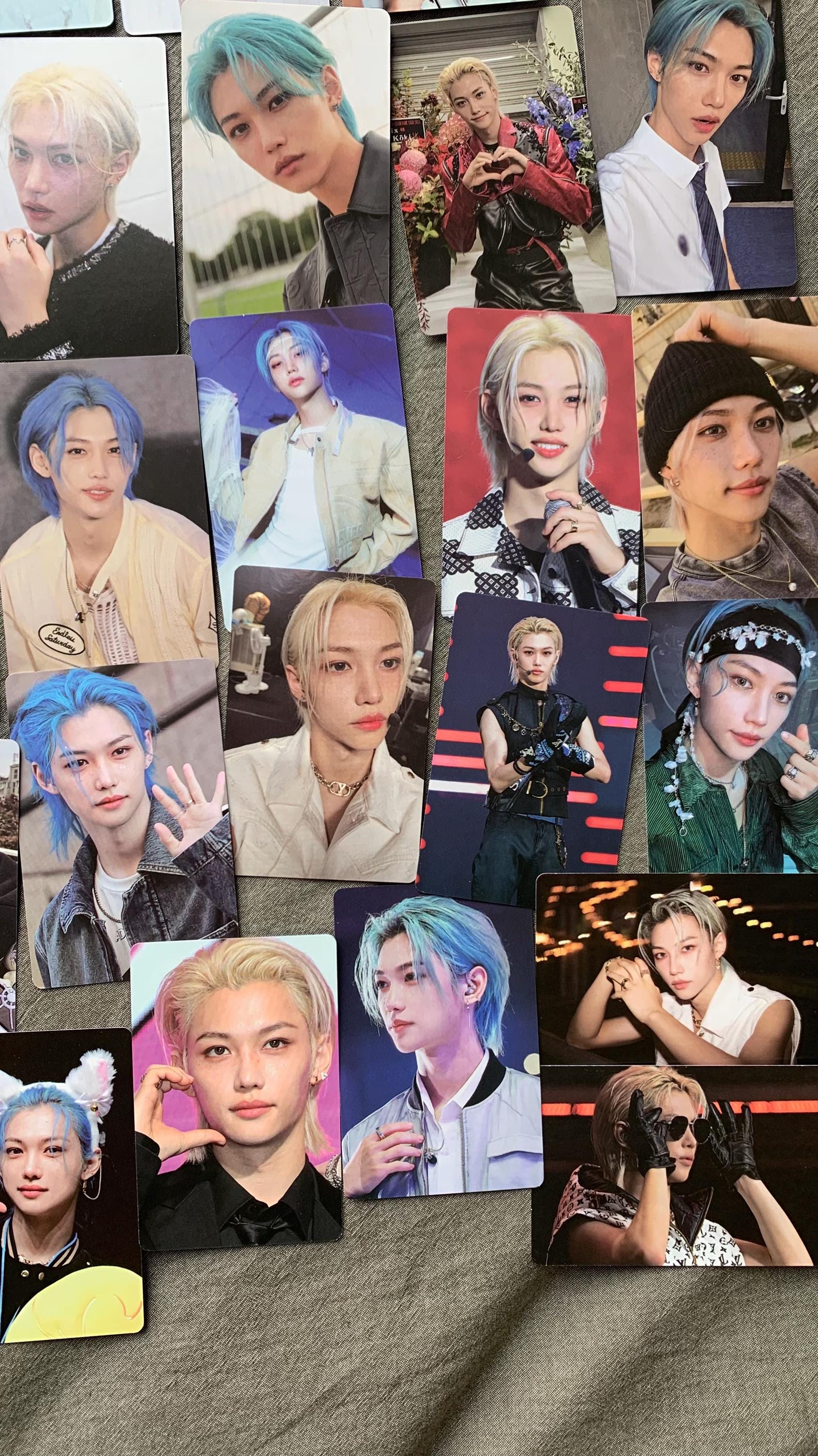 Felix 55pc laser lomo cards Stray Kids Merch KPOP Yongbok Bangchan Leeknow Hyunjin SKZ gift for STAY C033