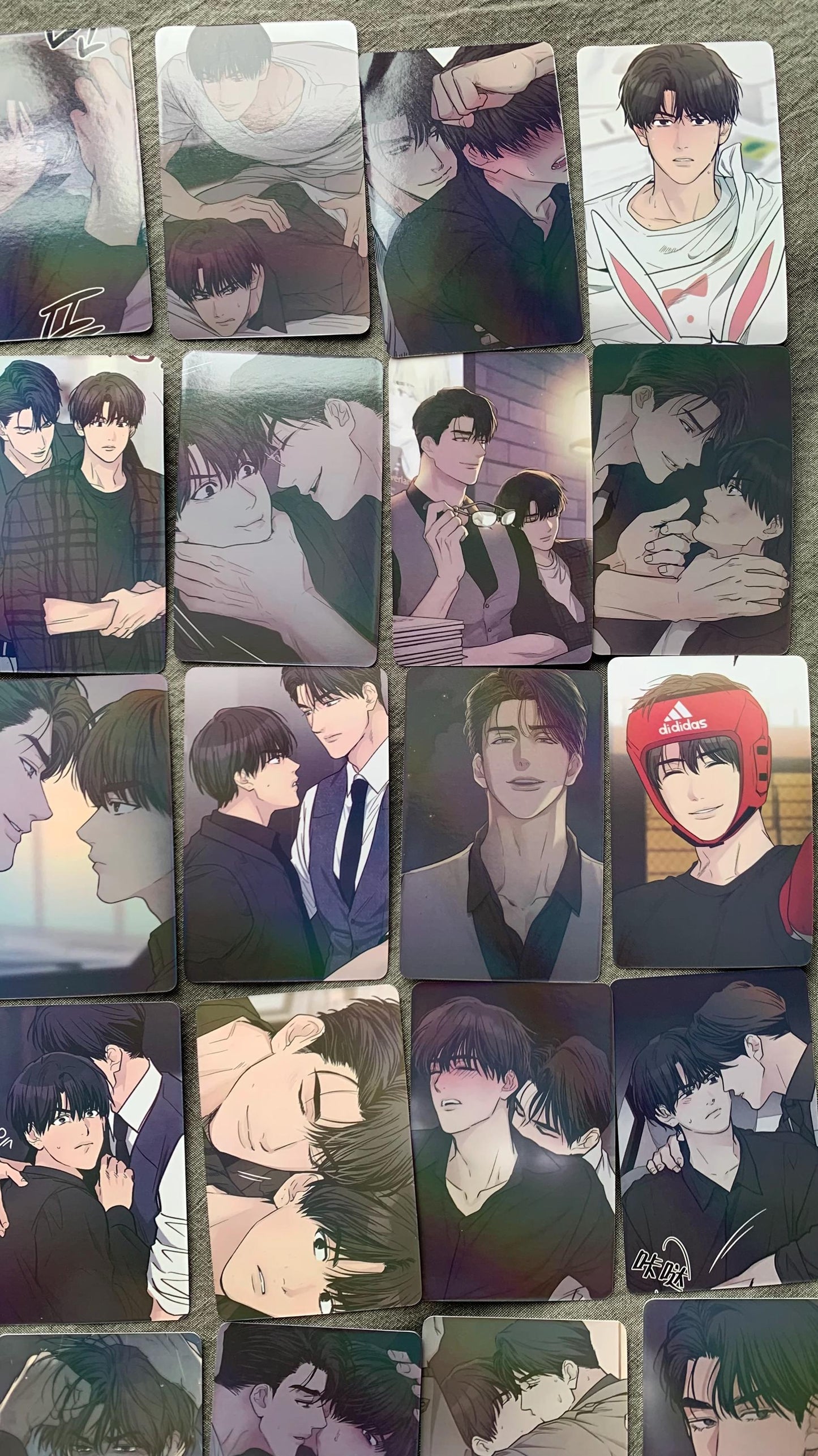 Payback 55pc Laser cards Jae Yoon Myeongshin Song Yoohan Lee Yaoi Manhwa BL manga C034