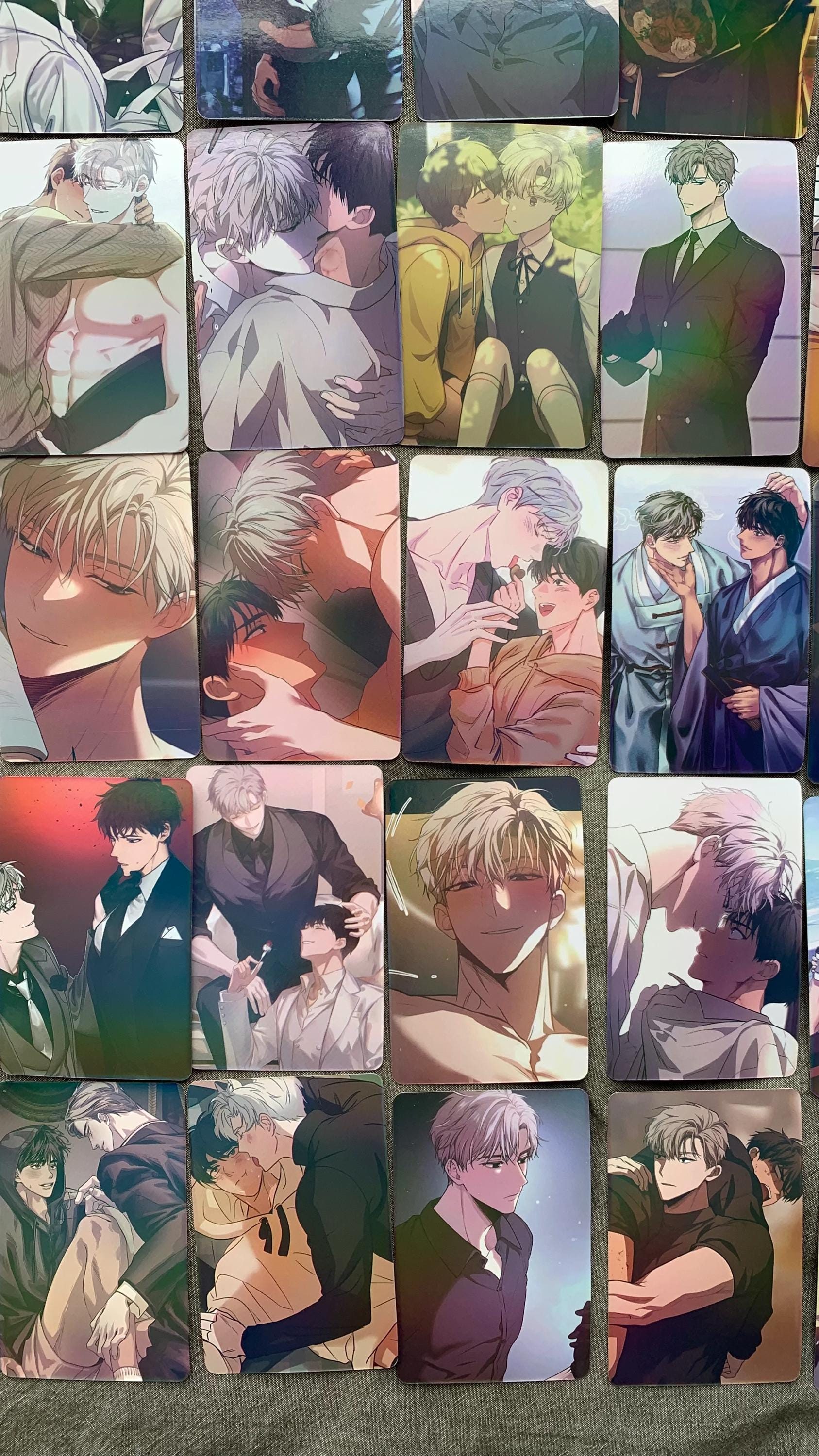 Passion 55pc Laser cards Kangjak Jeong Taeui Jeong Chang-in Jeong Jaeui Yaoi Manhwa BL manga C035