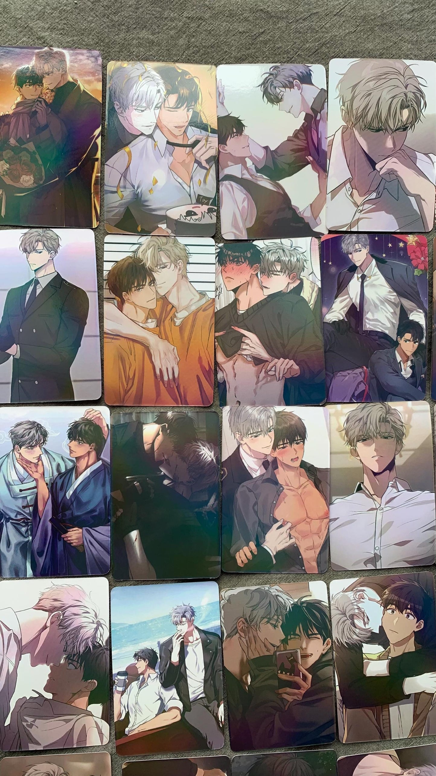 Passion 55pc Laser cards Kangjak Jeong Taeui Jeong Chang-in Jeong Jaeui Yaoi Manhwa BL manga C035