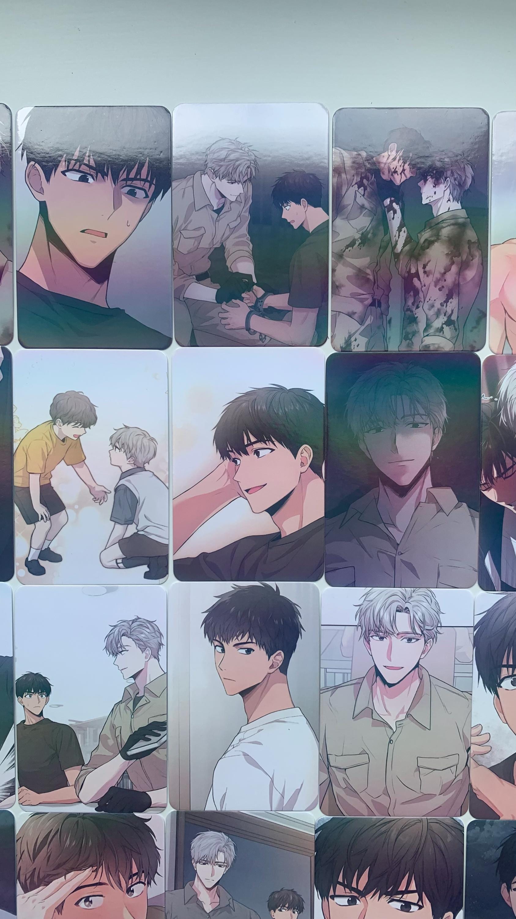 Passion 55pc Laser cards Kangjak Jeong Taeui Jeong Chang-in Jeong Jaeui Yaoi Manhwa BL manga C082