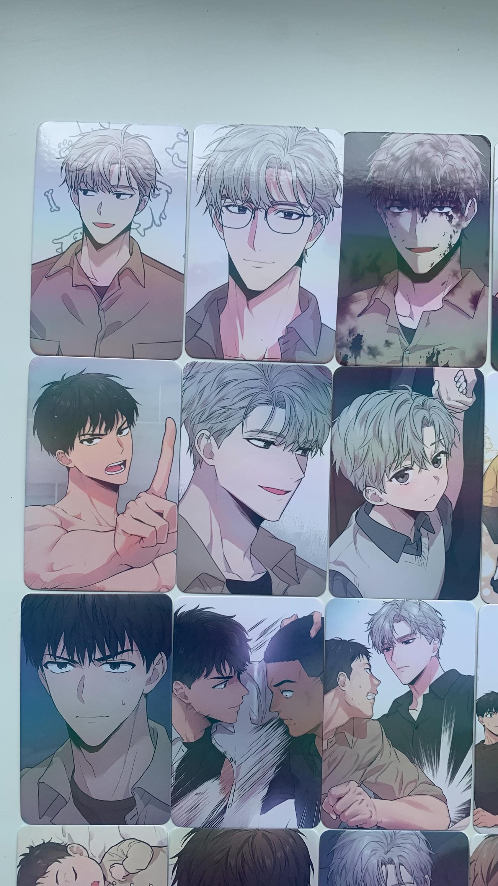 Passion 55pc Laser cards Kangjak Jeong Taeui Jeong Chang-in Jeong Jaeui Yaoi Manhwa BL manga C082