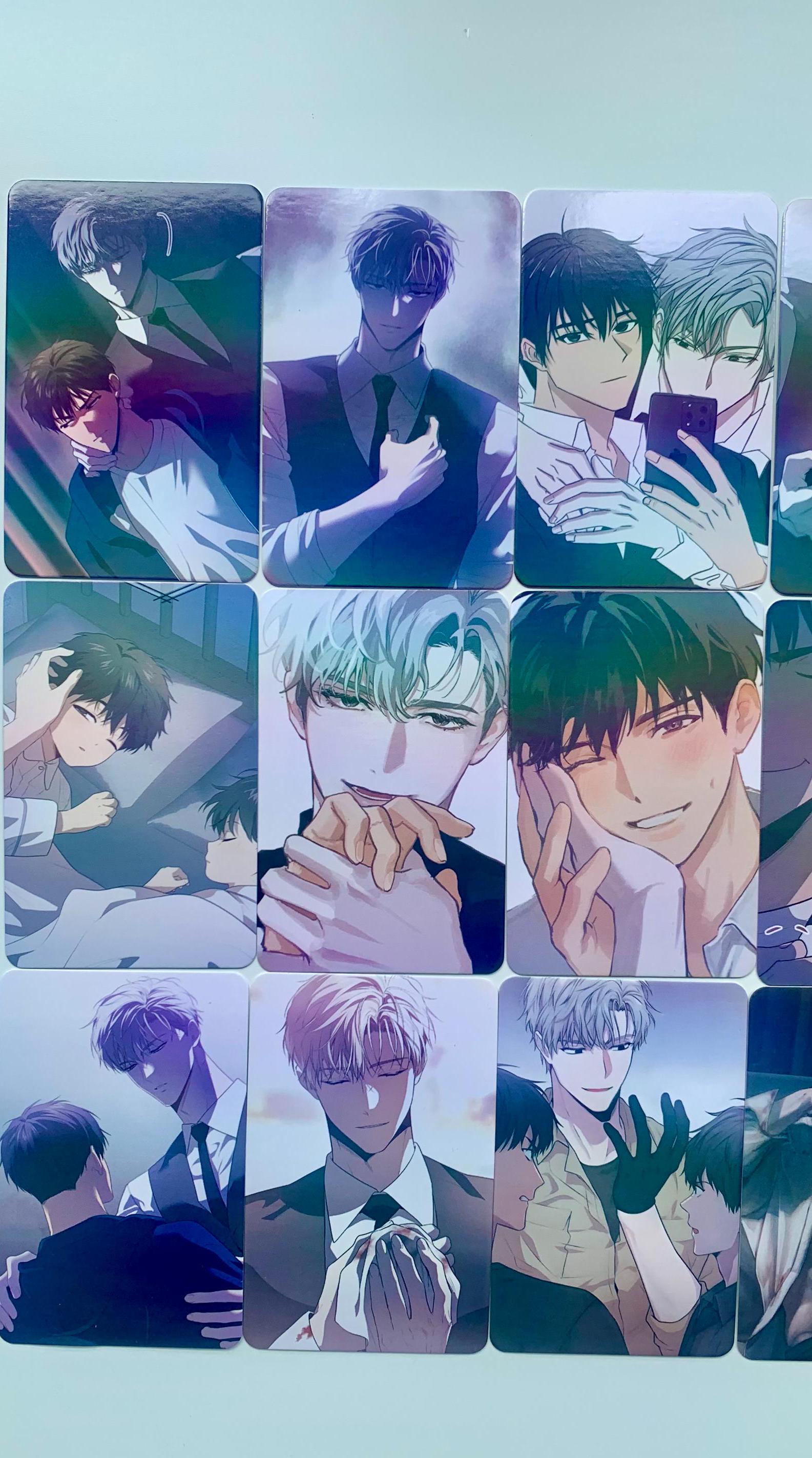 Passion 55pc Laser cards Kangjak Jeong Taeui Jeong Chang-in Jeong Jaeui Yaoi Manhwa BL manga C082