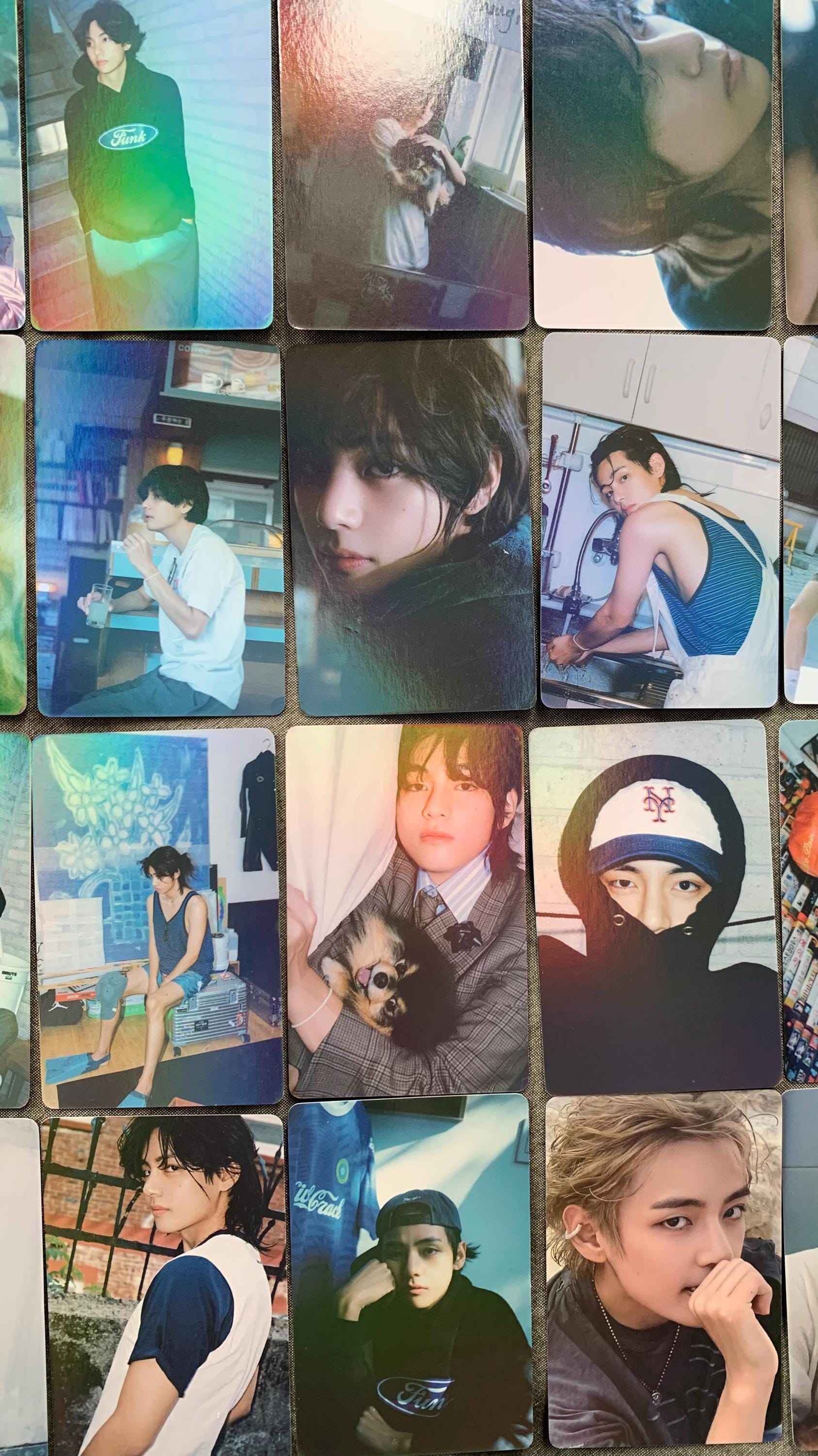 Taehyung 55pc lomo cards Kpop fan made photocards BTS gift C091