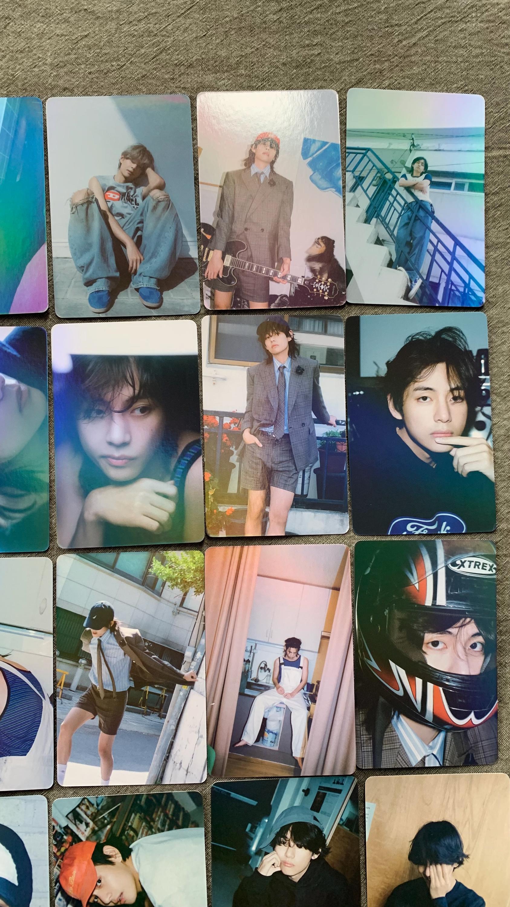 Taehyung 55pc lomo cards Kpop fan made photocards BTS gift C091