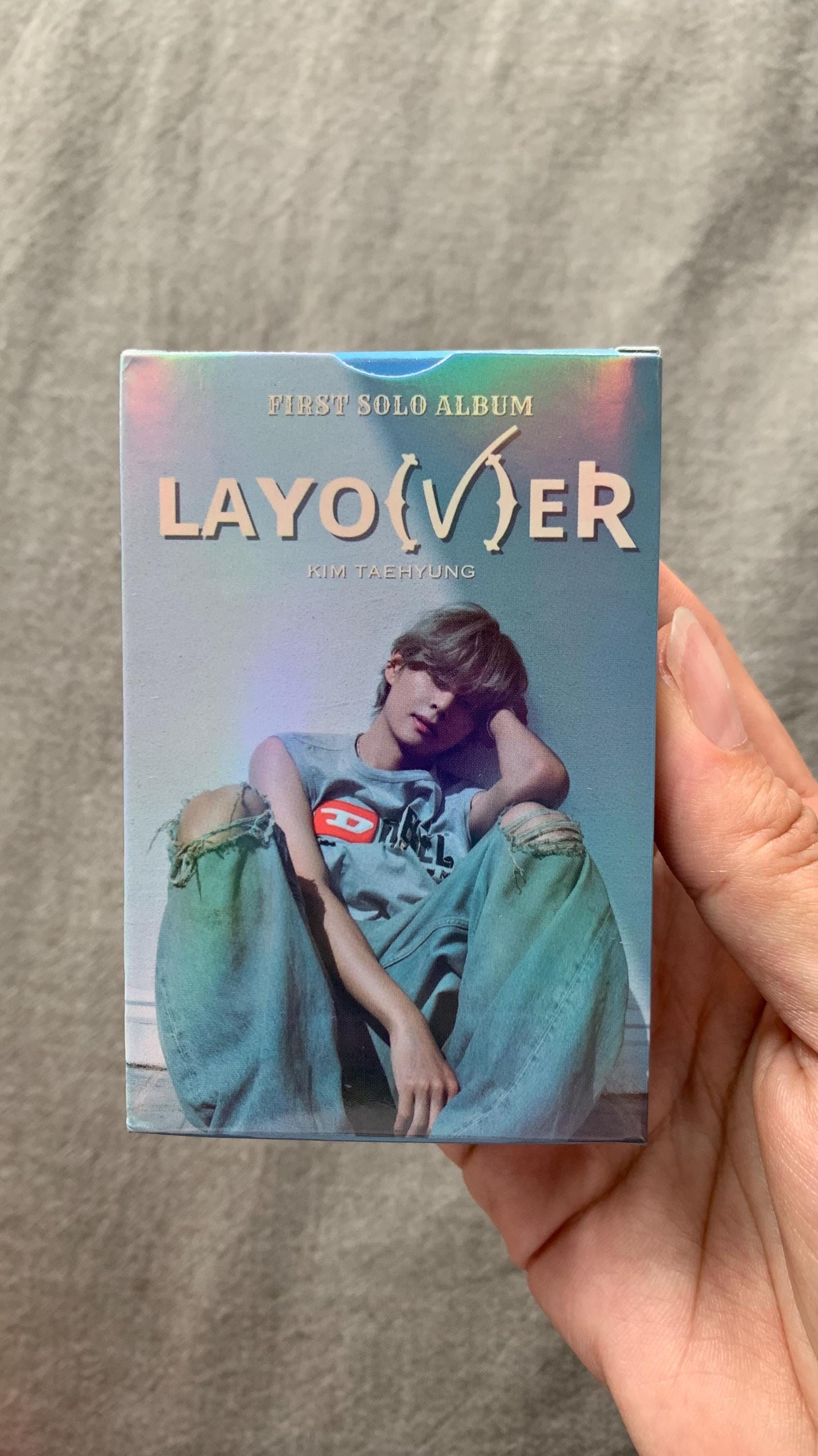 Taehyung 55pc lomo cards Kpop fan made photocards BTS gift C091