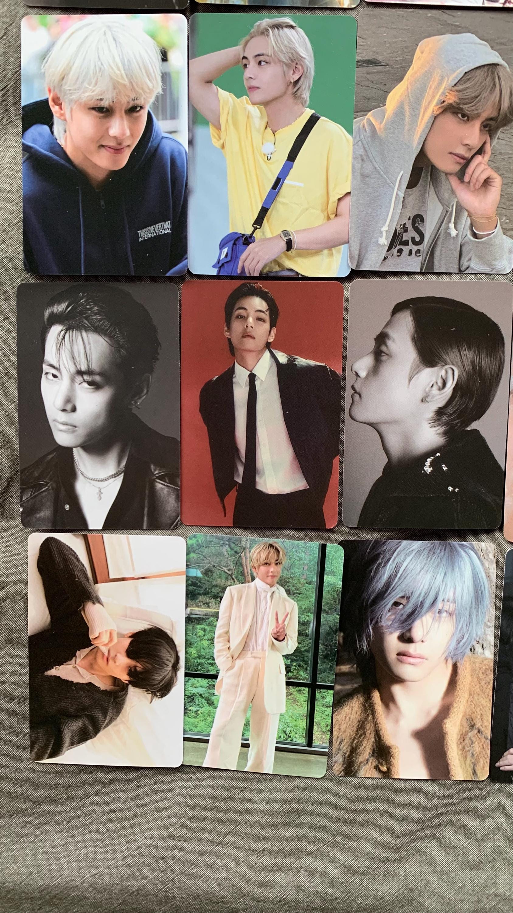 Taehyung 55pc lomo cards Kpop fan made photocards BTS gift C092