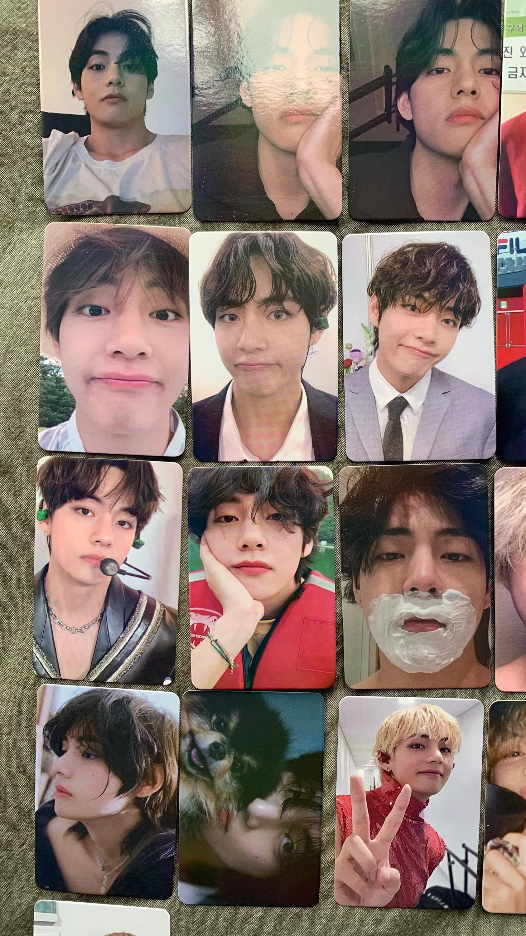 Taehyung 55pc lomo cards Kpop fan made photocards BTS gift C095