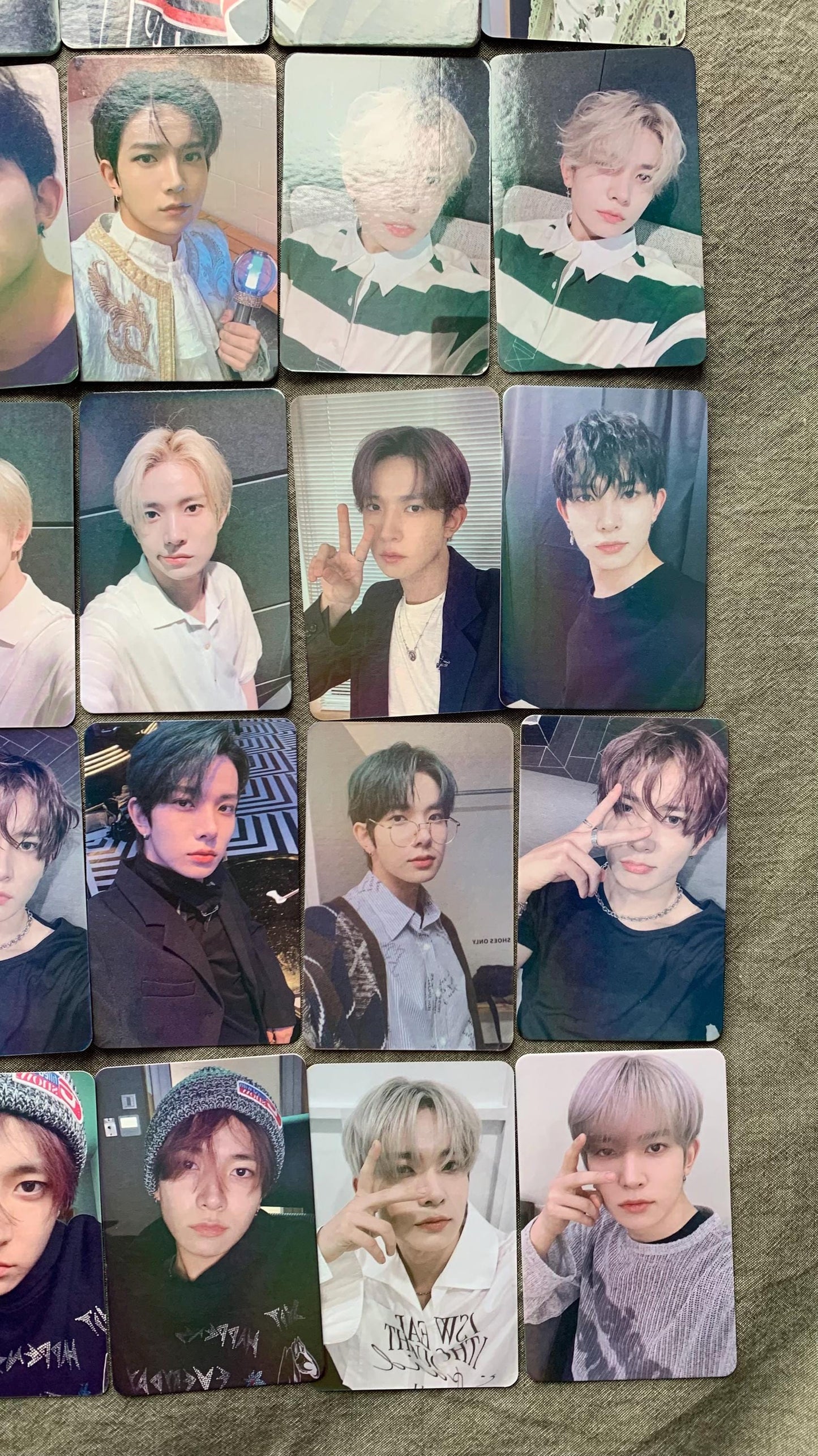 Heeseung 55pc/set laser cards Enhypen Kpop boy group merch lomo photocards C099