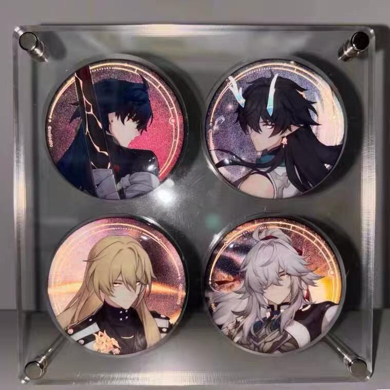 4pc/set Honkai: Star Rail Badges Blade Imbibitor Luocha Jing Yuan ACG gamer gift C106