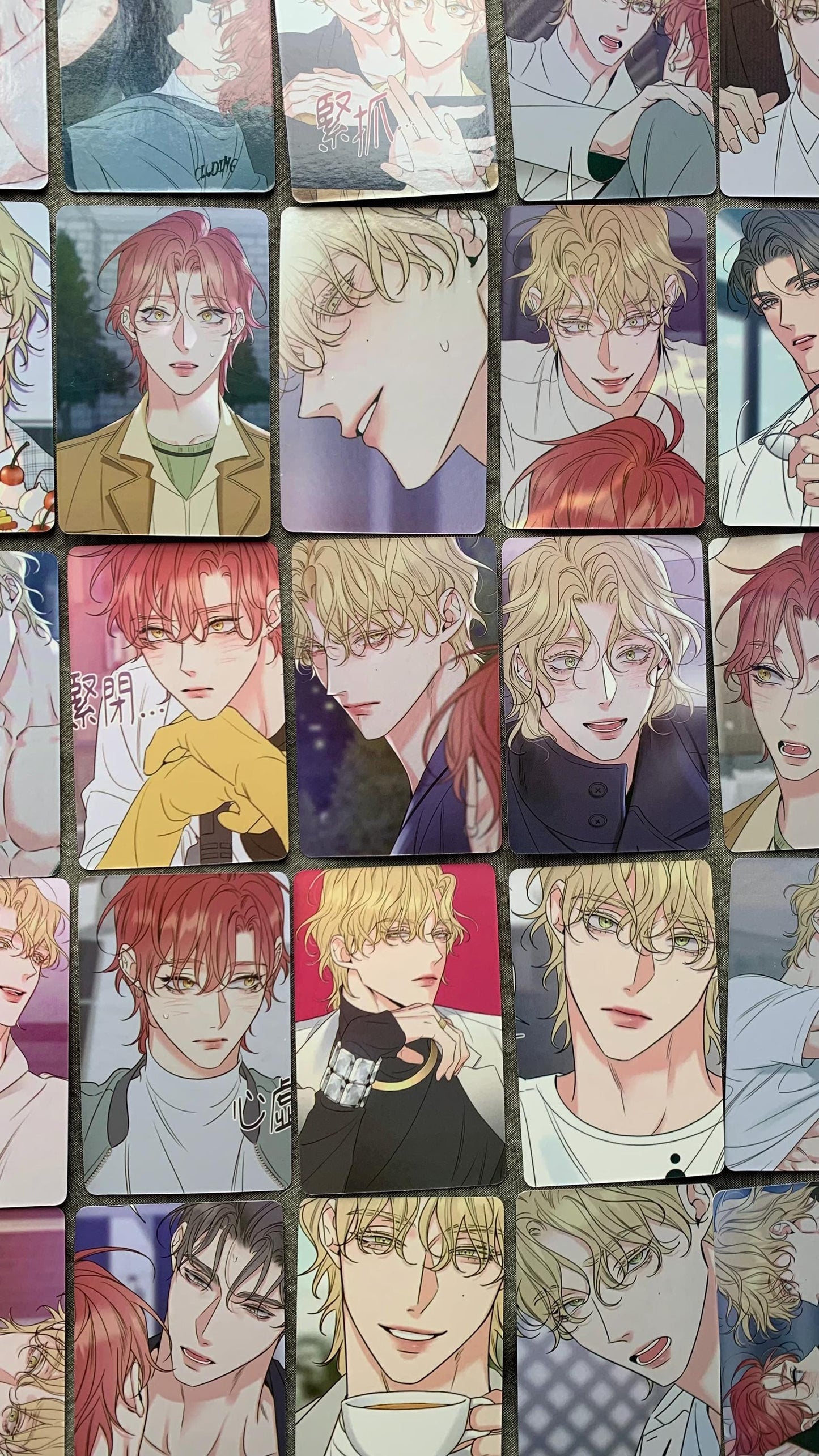 Honey Trouble 55pc Laser cards Jiheon YOON Wooju OHN Yaoi Manhwa BL manga C038