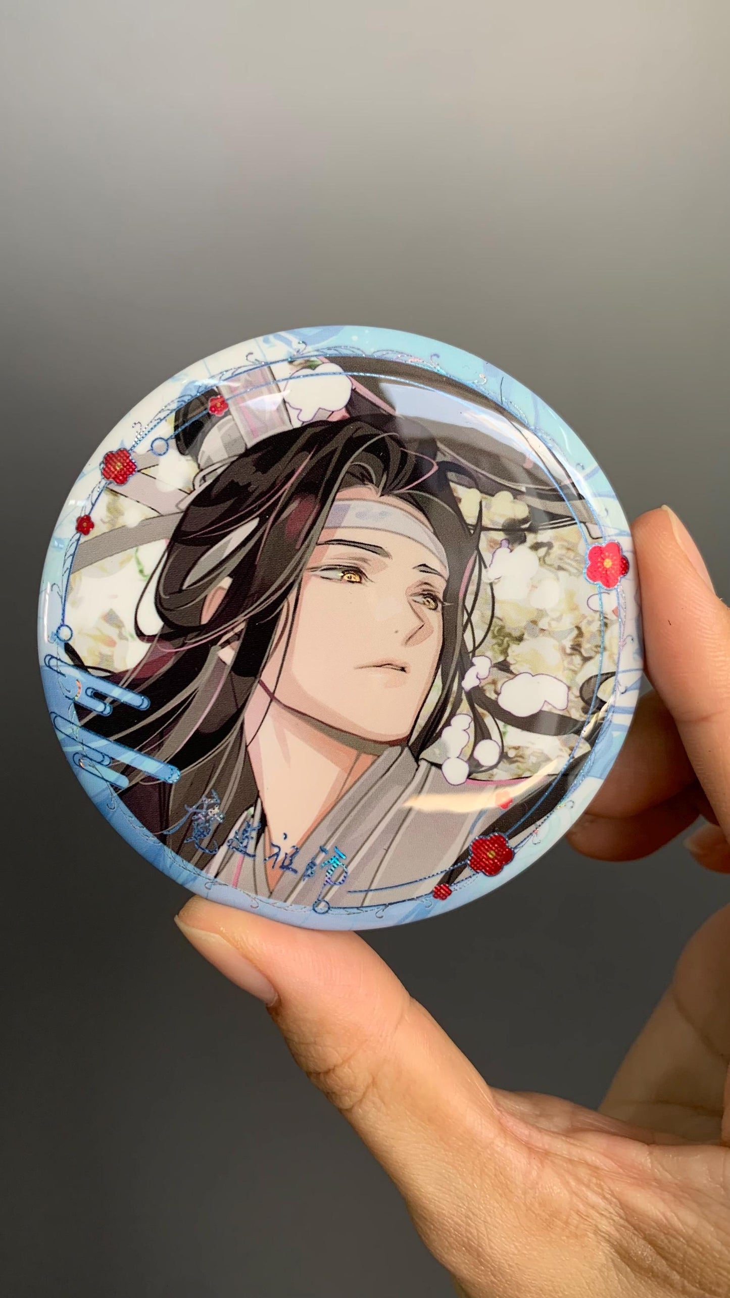 8pc/set MDZS badges! Wei Wuxian Lan Wangji Mo Dao Zu Shi Grandmaster of demonic cultivation Founder of Diabolism MDZS manghua goodies C039