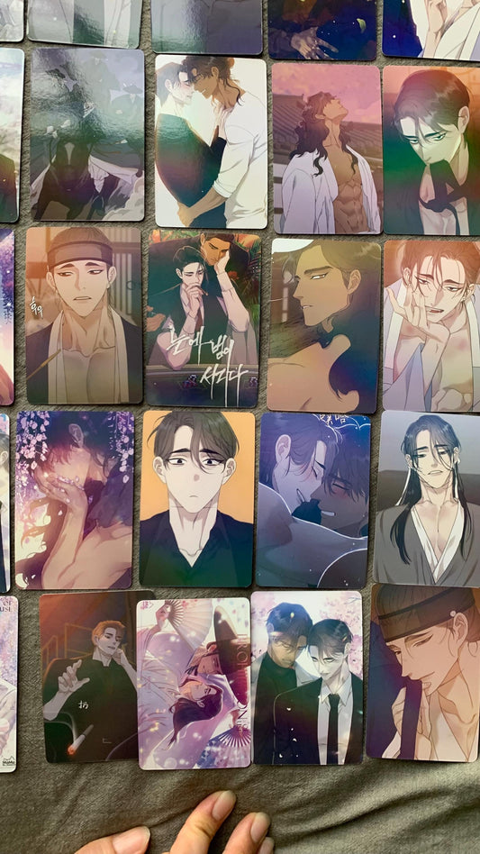 Taming The Tiger 55pc Laser cards Beom Geum Hoo Ahn Yaoi Manhwa BL manga C041