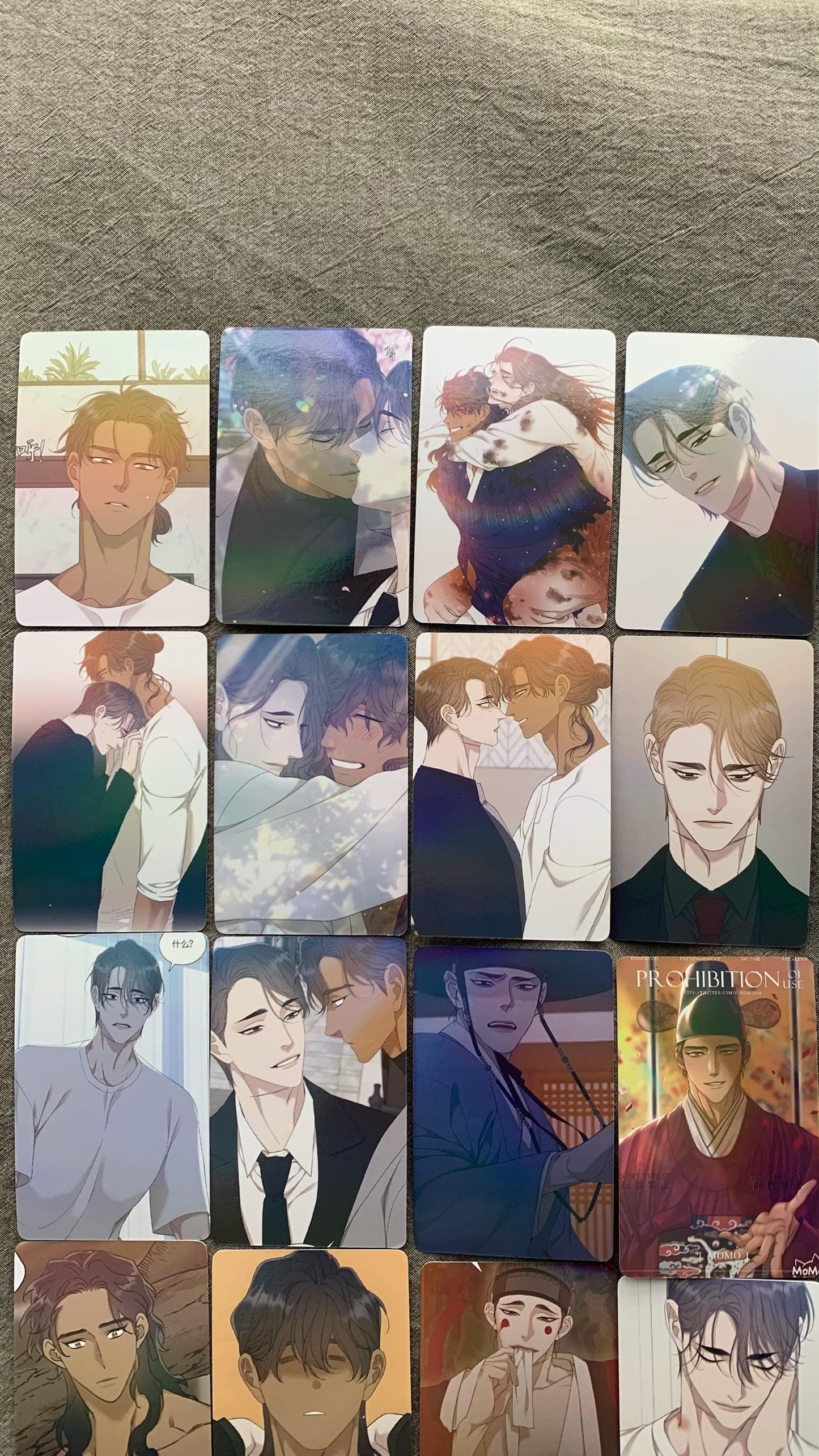 Taming The Tiger 55pc Laser cards Beom Geum Hoo Ahn Yaoi Manhwa BL manga C041