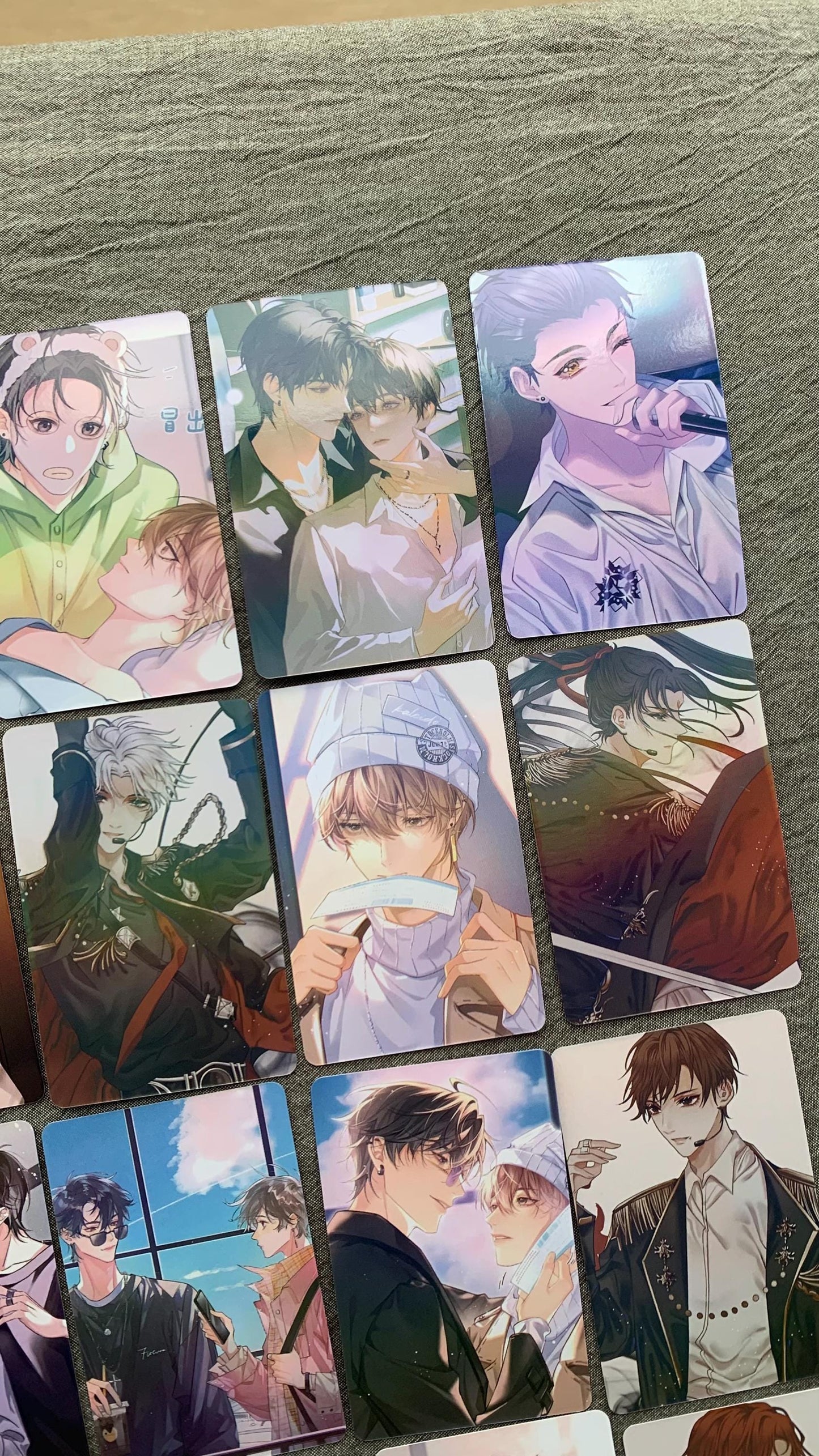 Fanservice Paradox 55pc Laser cards Fang Juexia Pei Tingsong Jiang Miao Ling Yi Lu Yuan He Ziyan Yaoi Manhwa BL manga C046