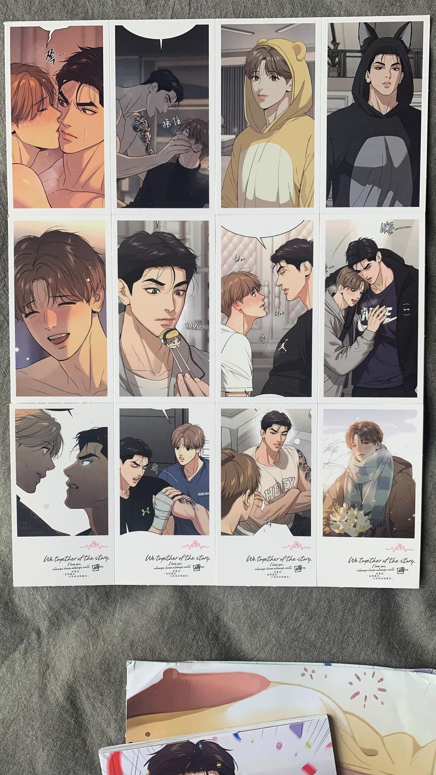 Jinx goodies set - Jaekyung Kim Dan Mingwa Manhwa Yaoi BL manga merch Fan made C049