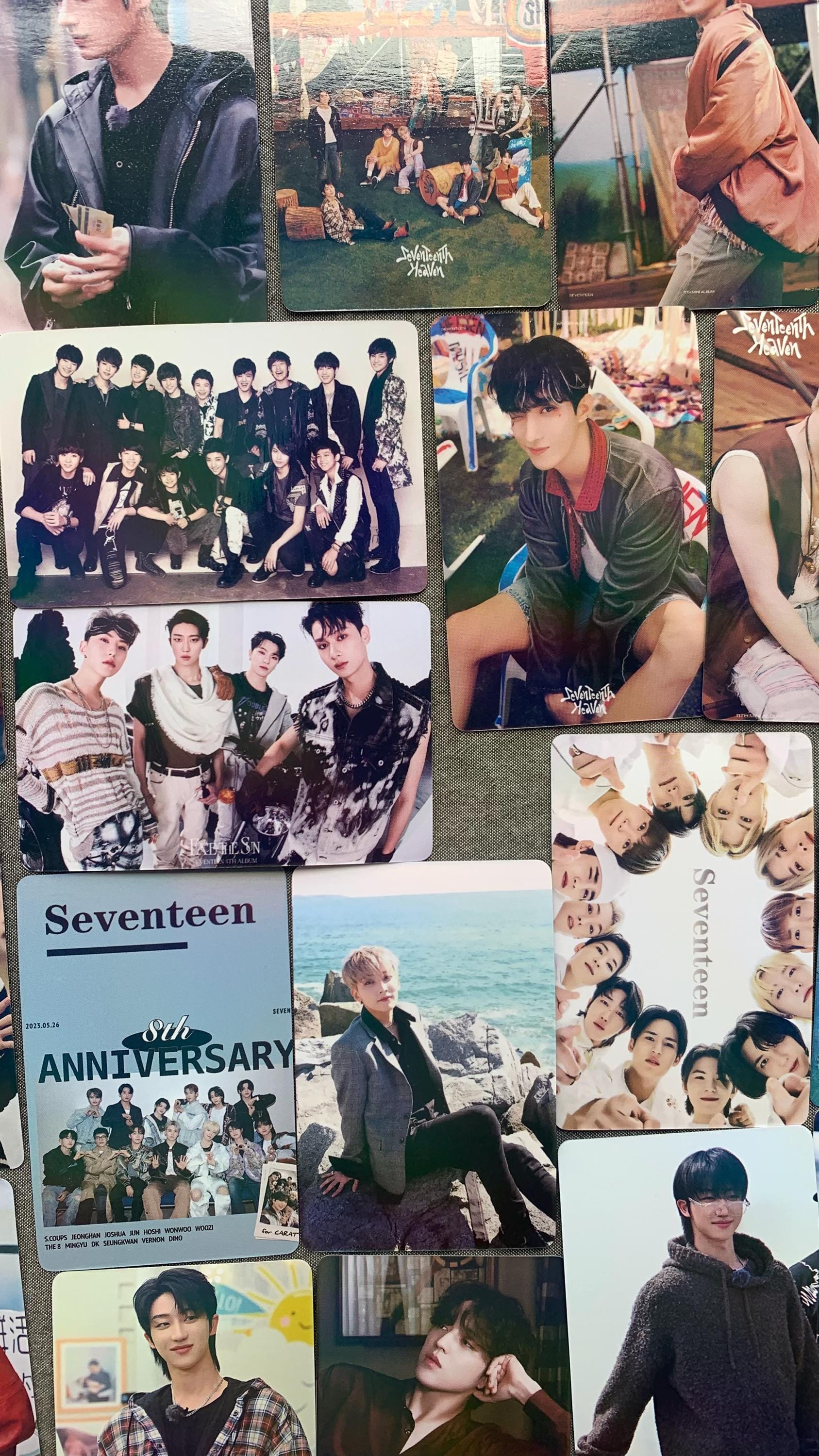 Seventeen 55pc/set KPOP Photocards SCoups Jeonghan Joshua Jun Hoshi Wonwoo Woozi DK Mingyu The8 Seungkwan Vernon Dino Lomo Card C060