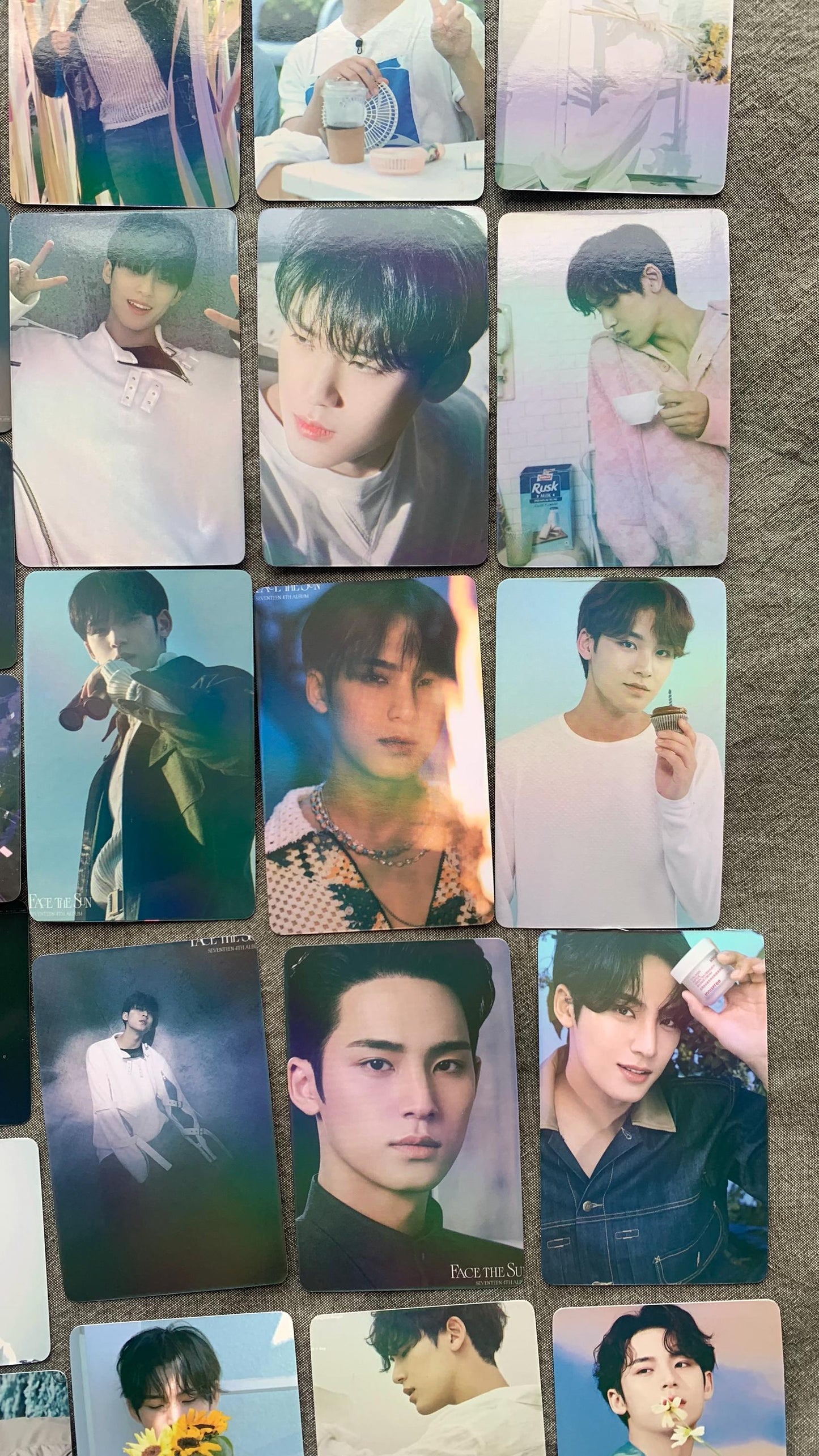 Mingyu Seventeen 55pc/set KPOP Photocards SVT merch lomo card C062