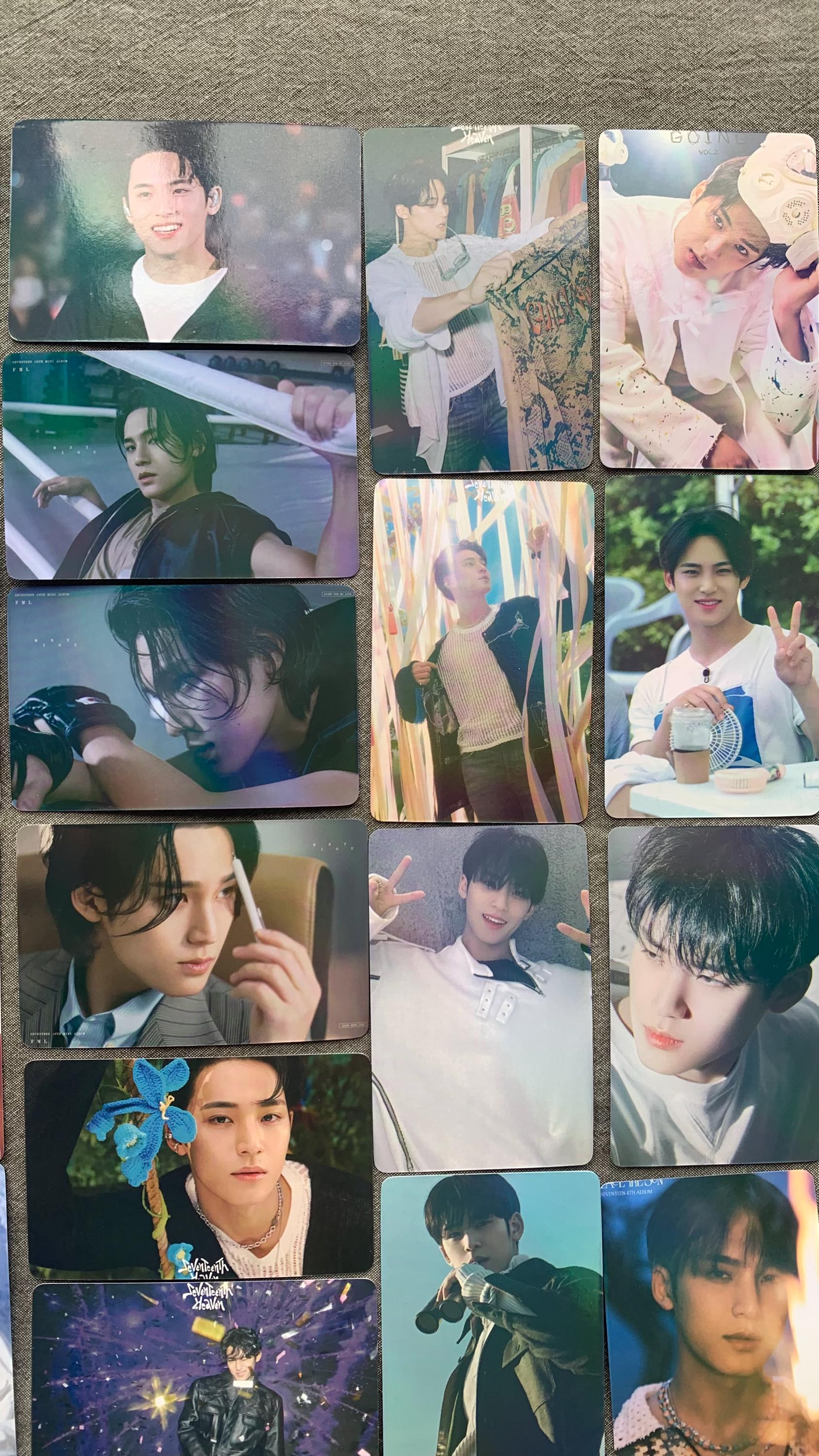 Mingyu Seventeen 55pc/set KPOP Photocards SVT merch lomo card C062