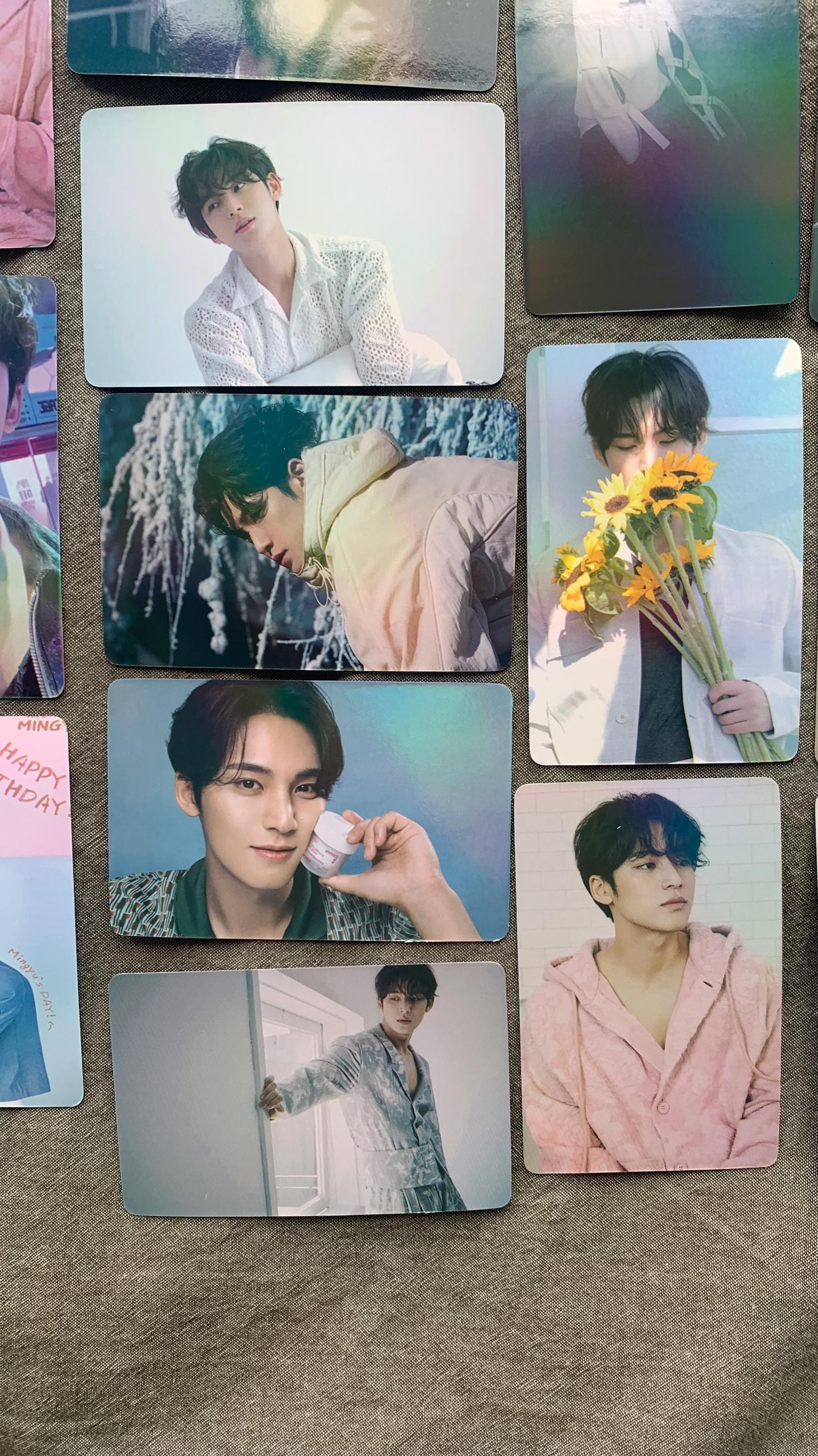 Mingyu Seventeen 55pc/set KPOP Photocards SVT merch lomo card C062