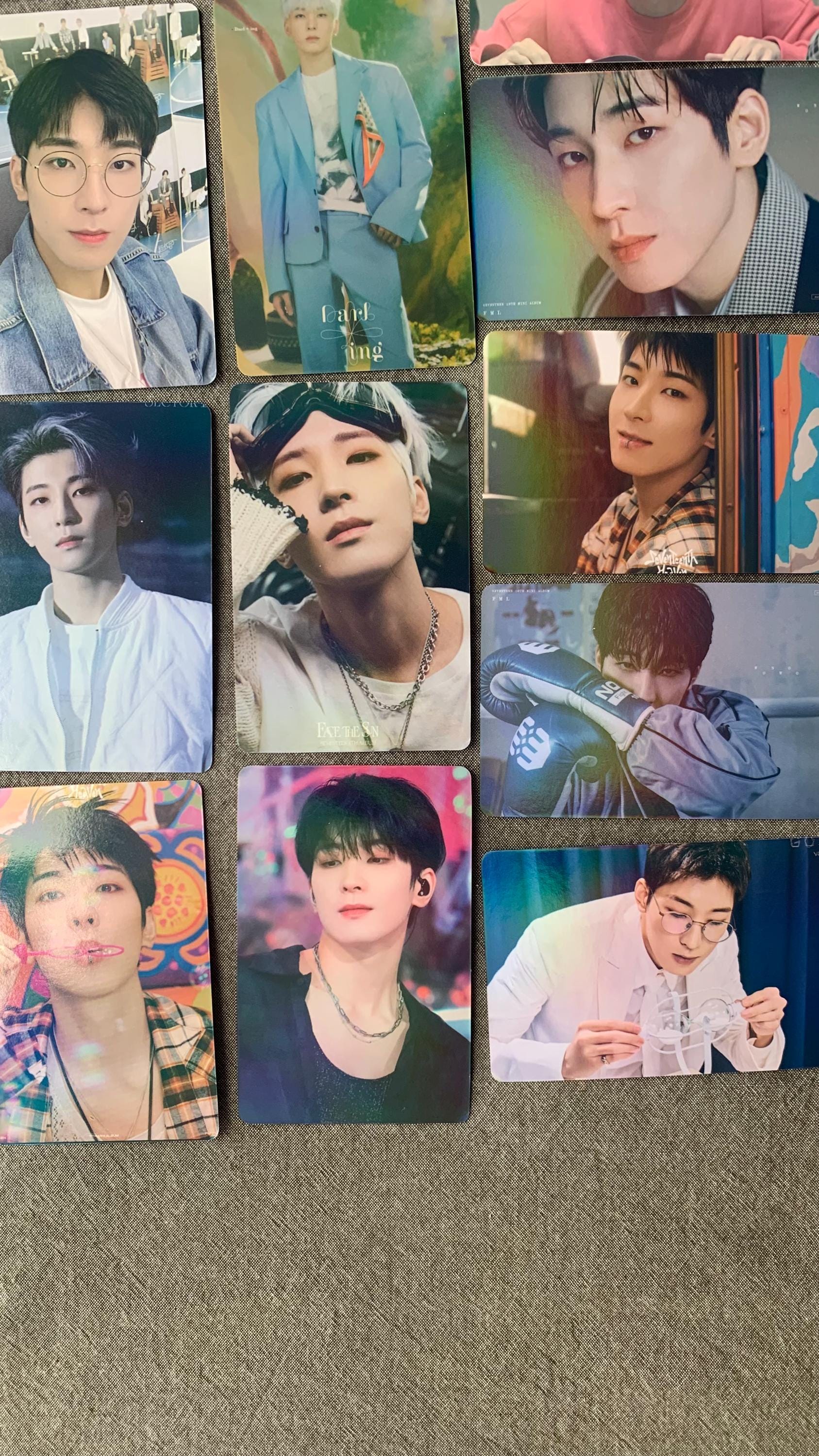 Wonwoo Seventeen 55pc/set KPOP Photocards SVT merch lomo card C066