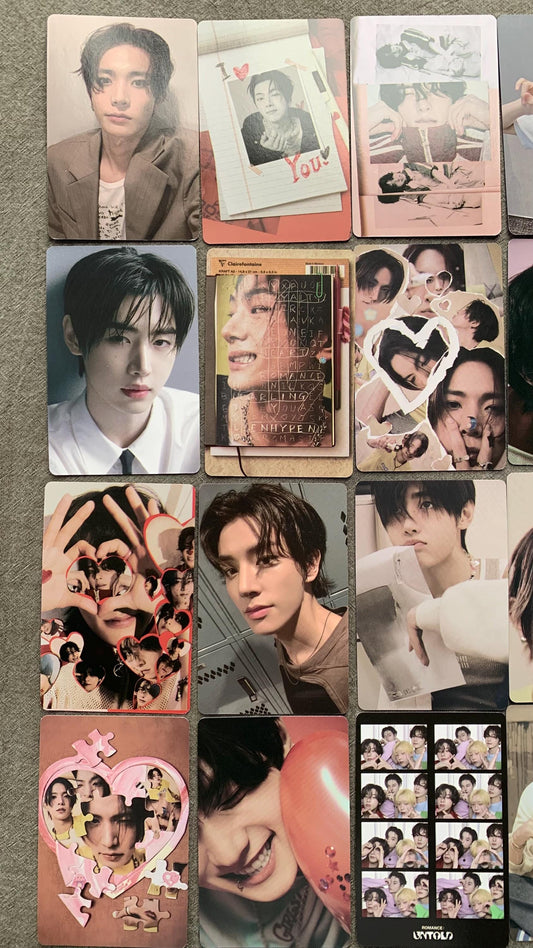 ENHYPEN 55pc/set laser cards Sunghoon Heeseung Sunoo Jungwon Ni-ki Jay Kpop boy group merch lomo photocards C111