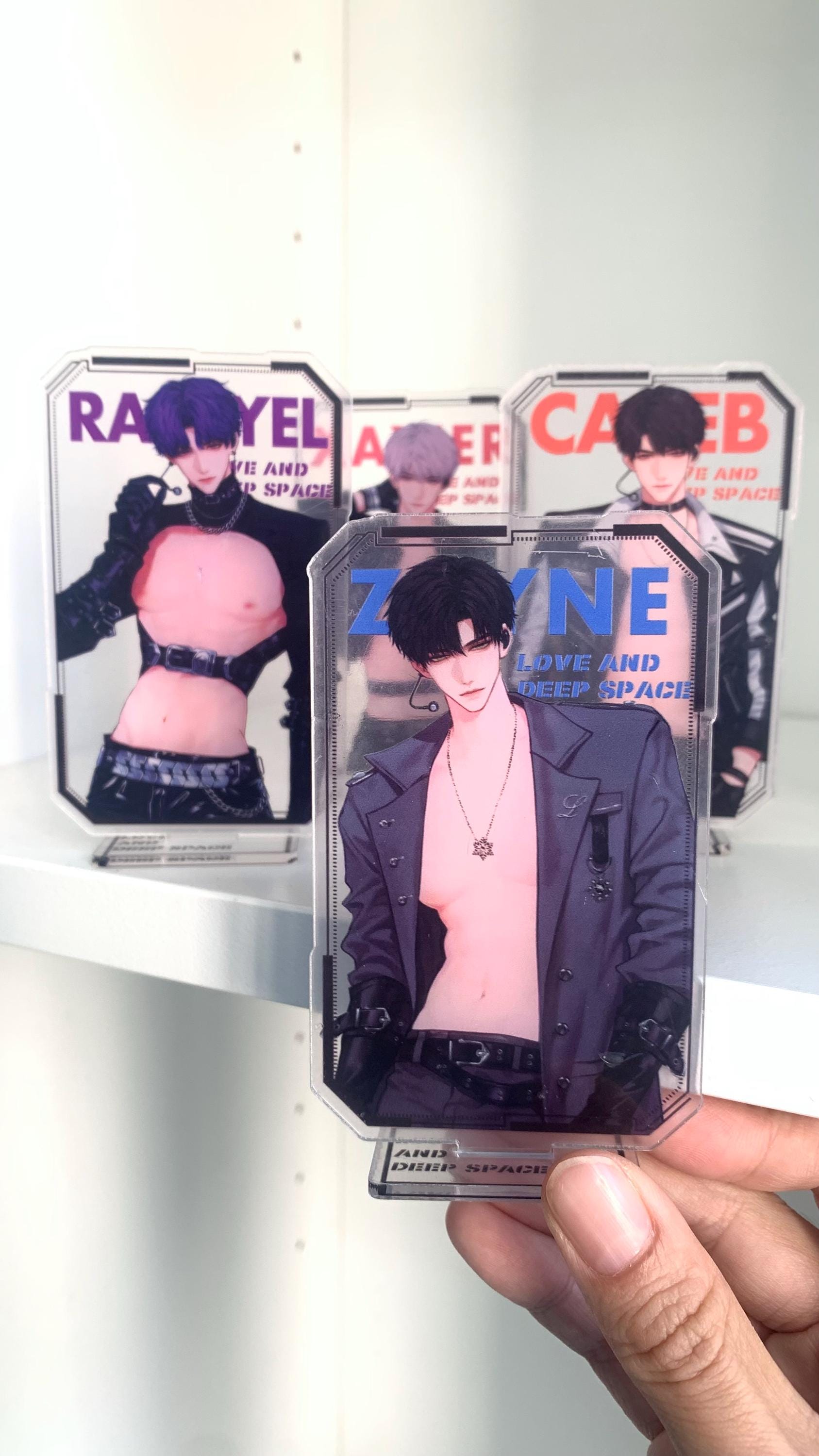 Love and Deepspace Acrylic Stands Xavier Rafayel Zayne Caleb ACG gamer gift C113