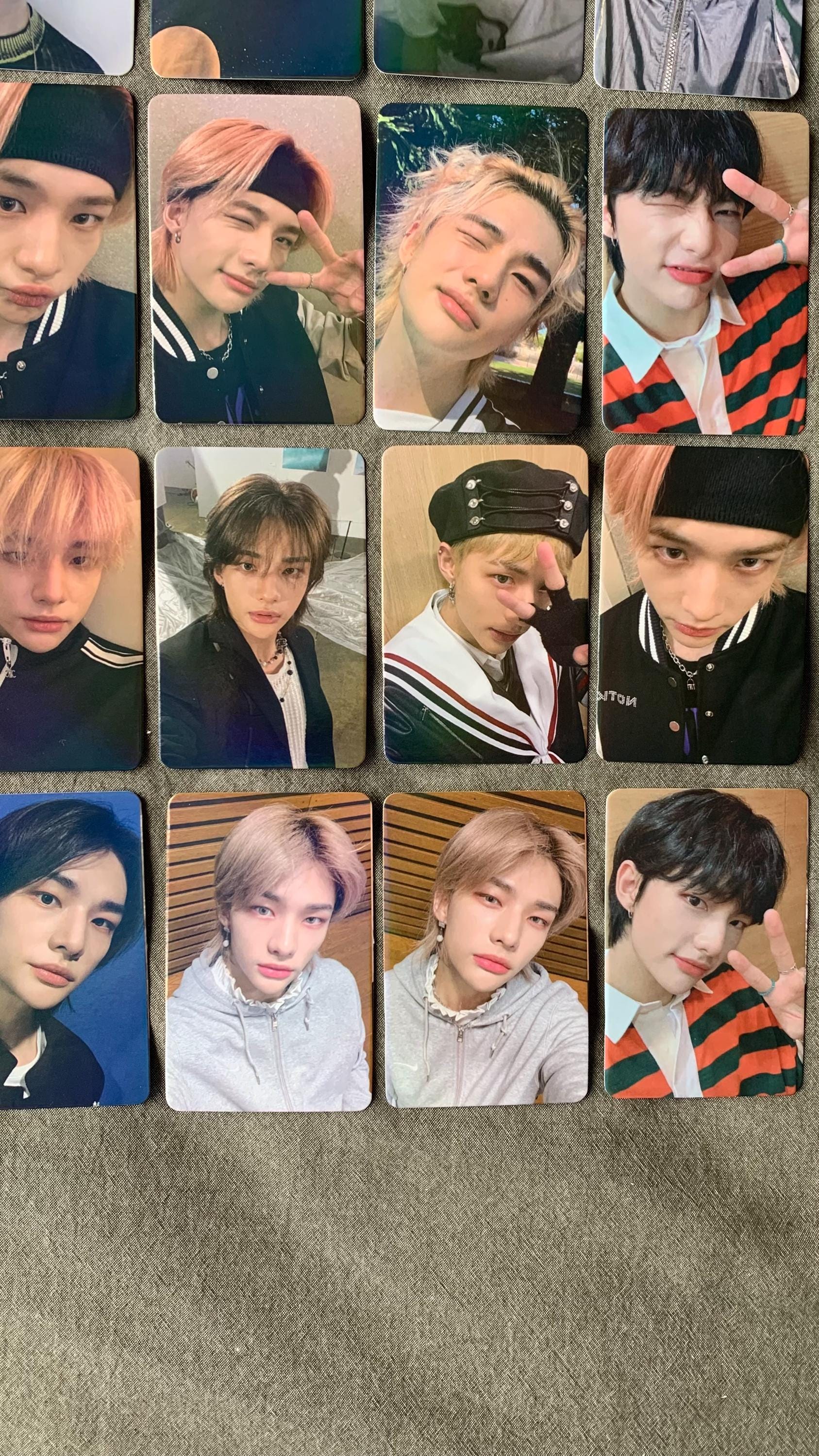 Hyunjin 55pc lomo cards stray kids Merch KPOP Photocards Lomo Card C074