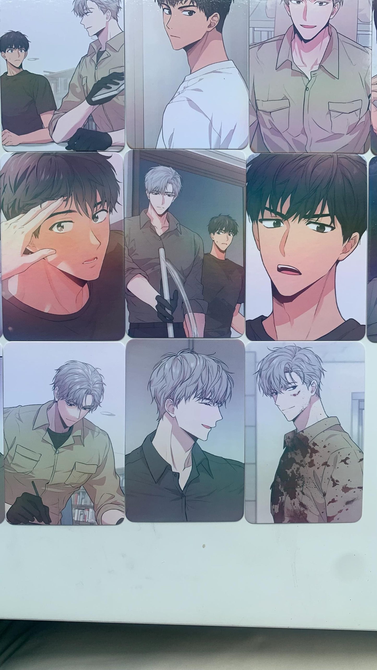 Passion 55pc Laser cards Kangjak Jeong Taeui Jeong Chang-in Jeong Jaeui Yaoi Manhwa BL manga C082