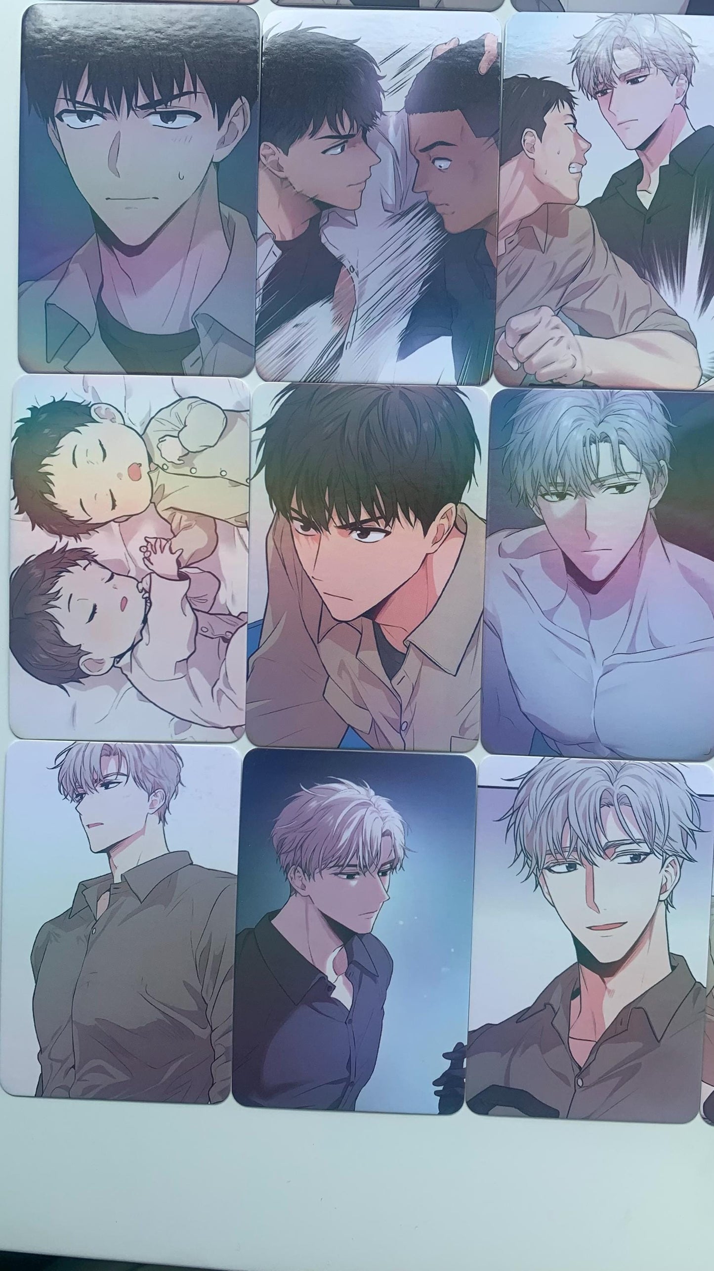 Passion 55pc Laser cards Kangjak Jeong Taeui Jeong Chang-in Jeong Jaeui Yaoi Manhwa BL manga C082