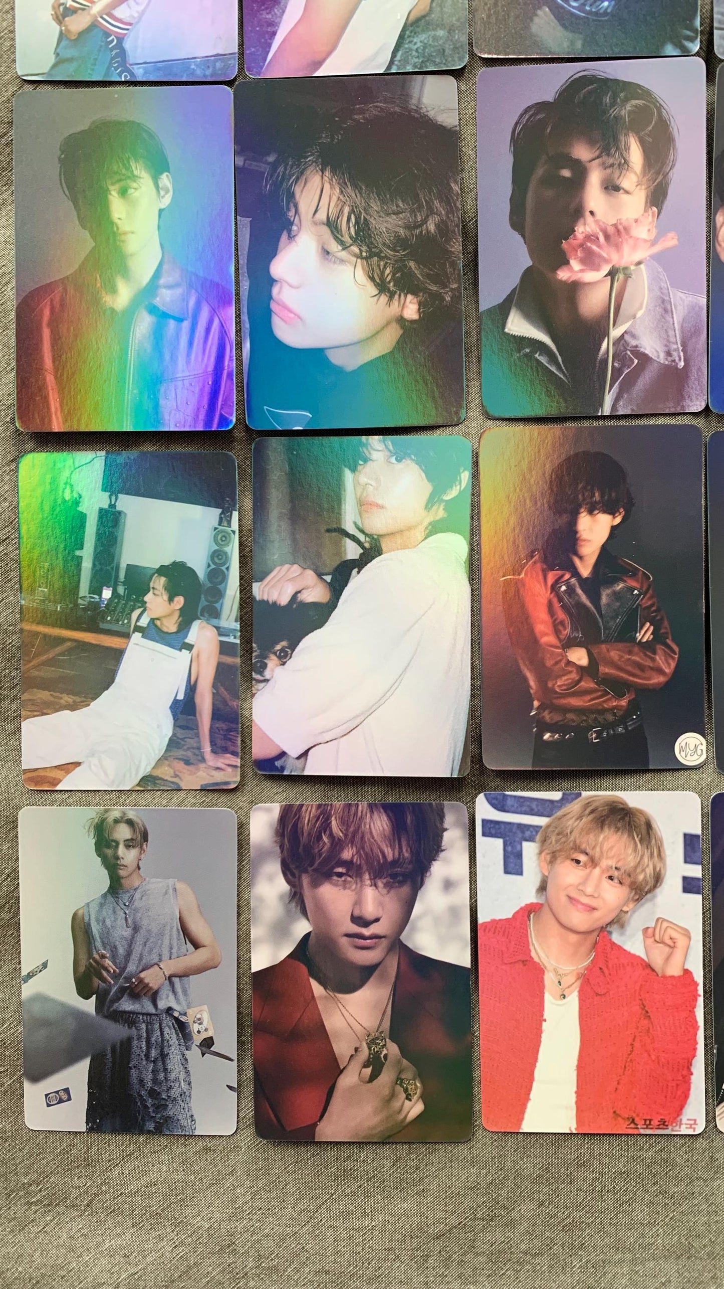 Taehyung 55pc lomo cards Kpop fan made photocards BTS gift C091