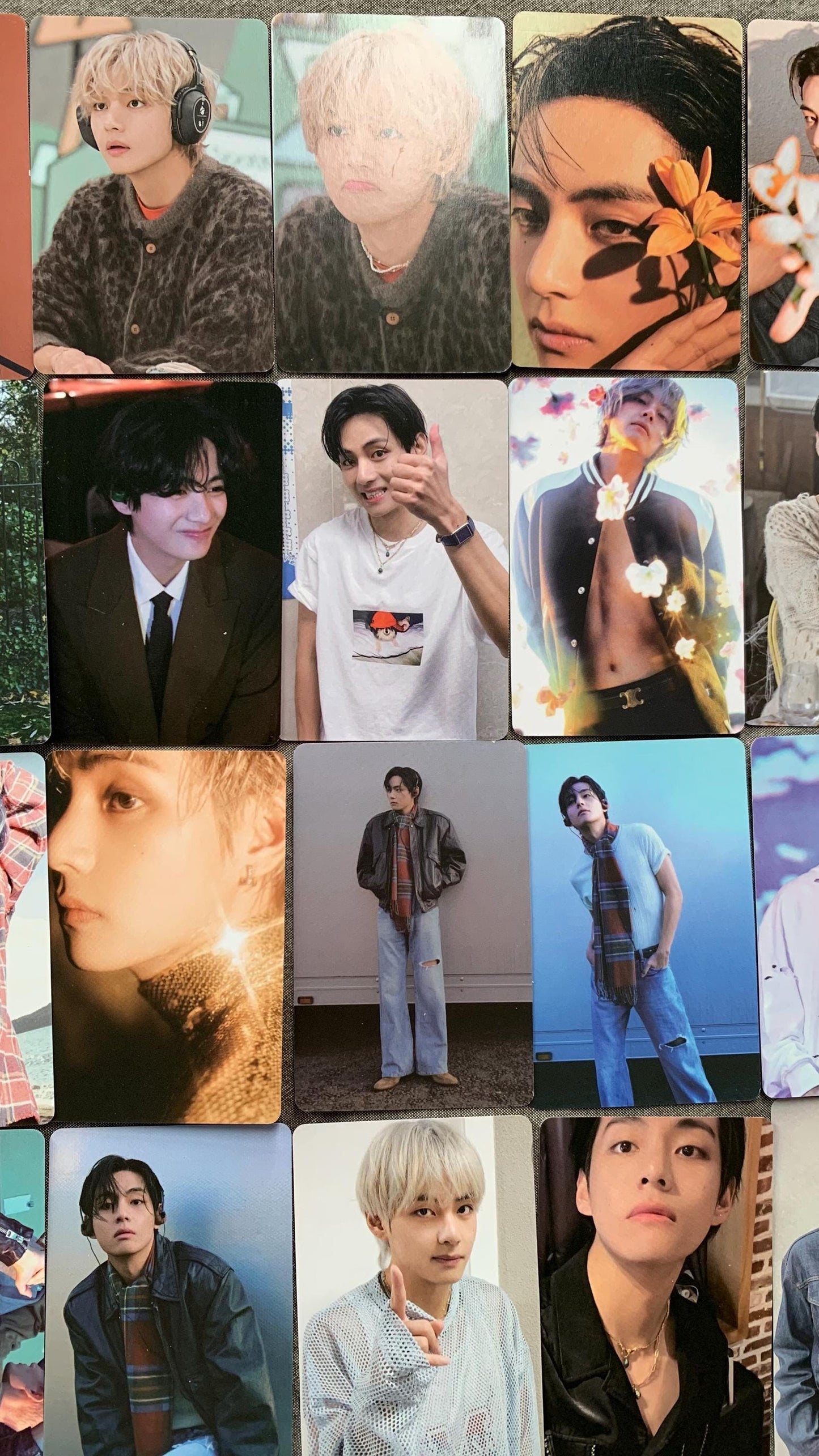 Taehyung 55pc lomo cards Kpop fan made photocards BTS gift C092