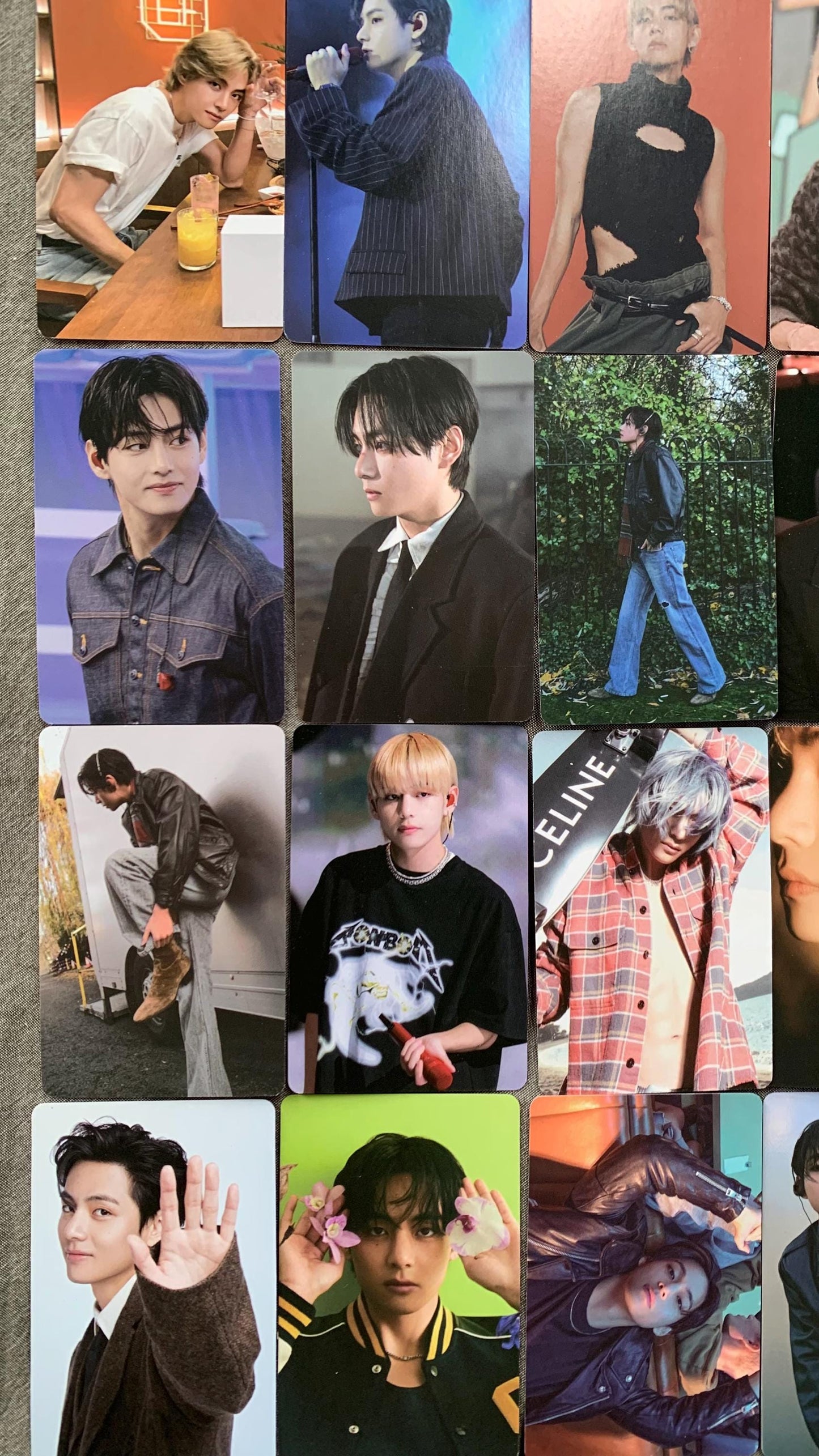 Taehyung 55pc lomo cards Kpop fan made photocards BTS gift C092