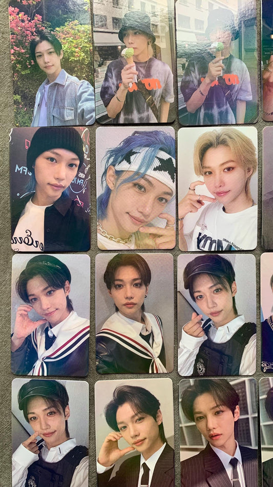 Felix 55pc laser lomo cards Stray Kids Merch KPOP Yongbok Bangchan Leeknow Hyunjin SKZ gift for STAY C097