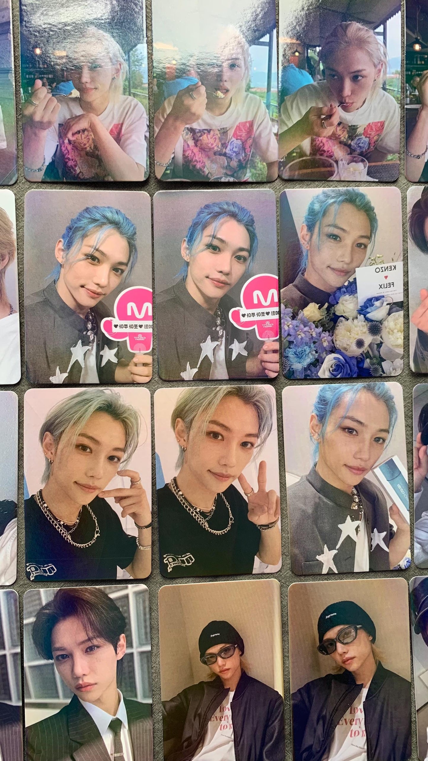 Felix 55pc laser lomo cards Stray Kids Merch KPOP Yongbok Bangchan Leeknow Hyunjin SKZ gift for STAY C097