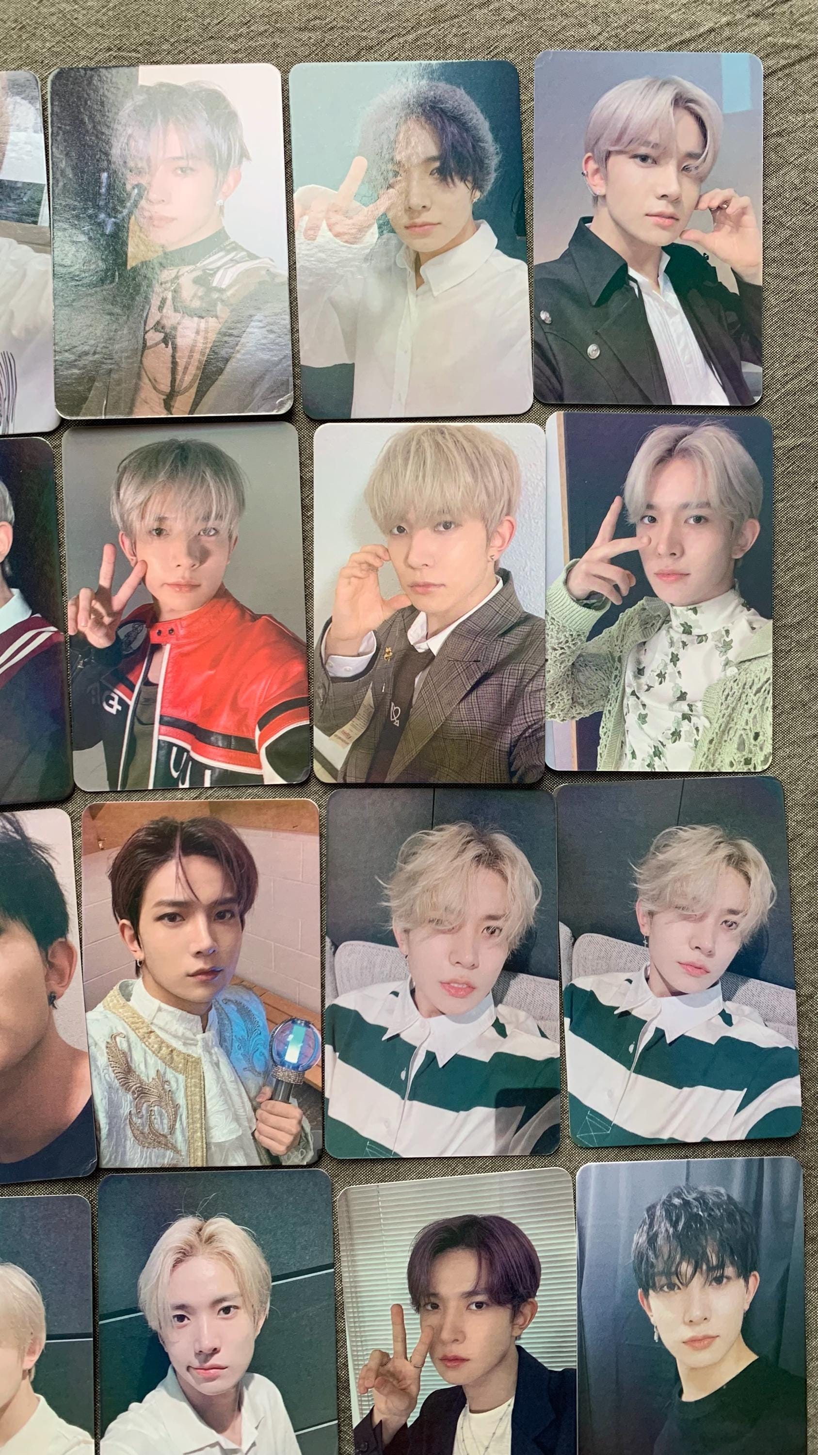 Heeseung 55pc/set laser cards Enhypen Kpop boy group merch lomo photocards C099