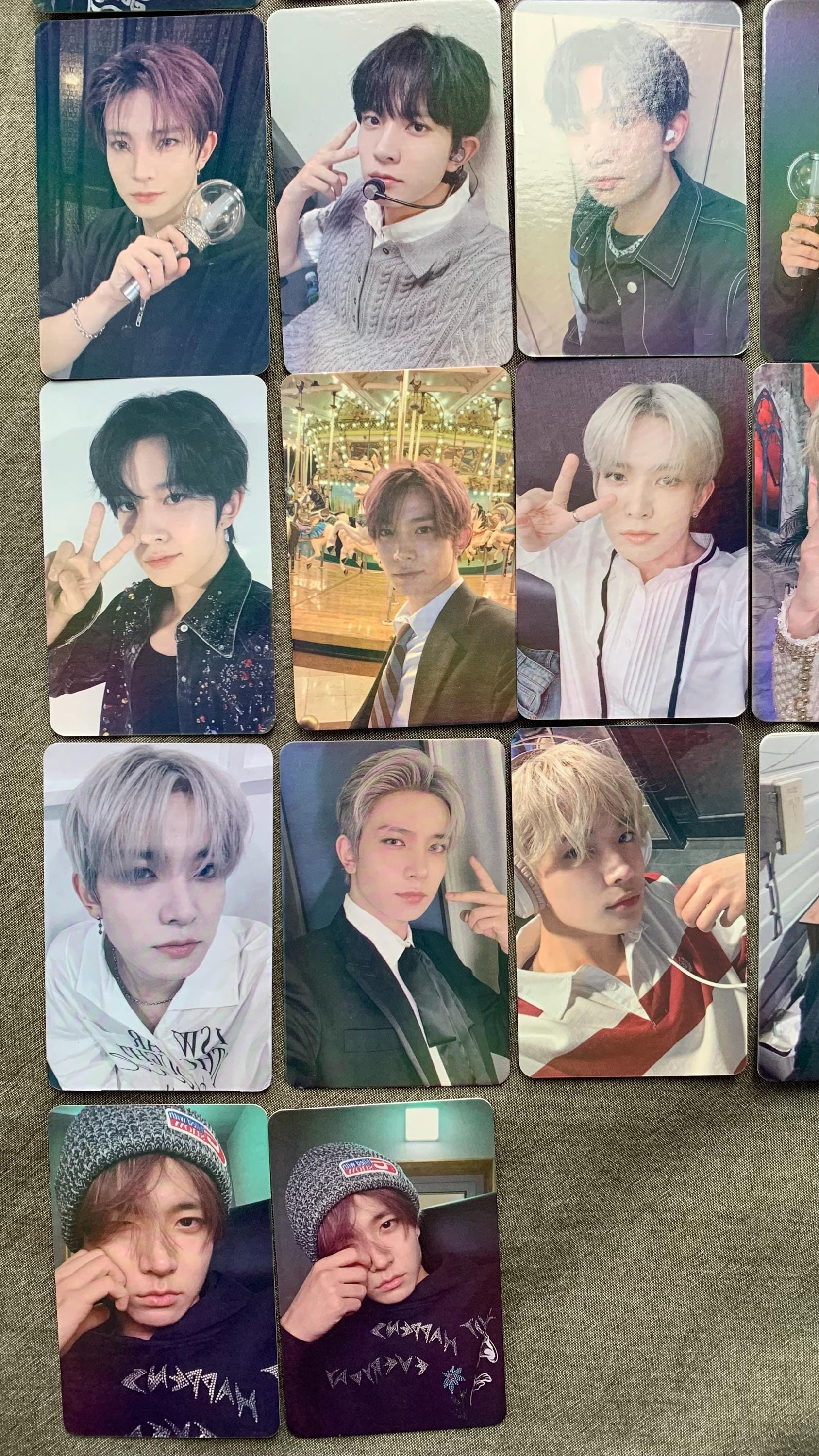 Heeseung 55pc/set laser cards Enhypen Kpop boy group merch lomo photocards C099