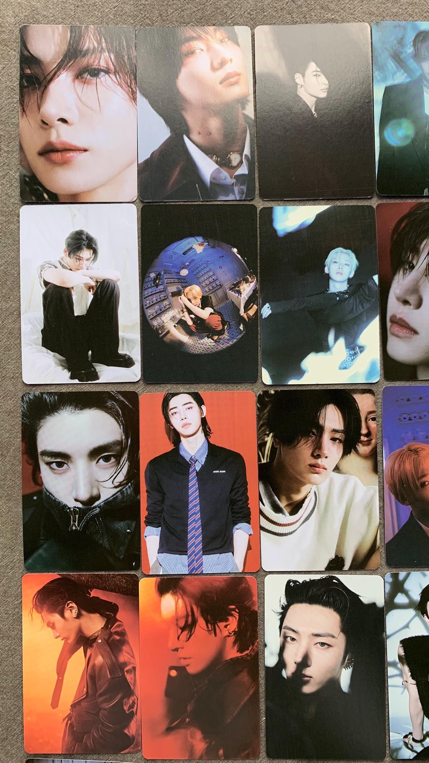 ENHYPEN 55pc/set laser cards Sunghoon Heeseung Sunoo Jungwon Ni-ki Jay Kpop boy group merch lomo photocards C100