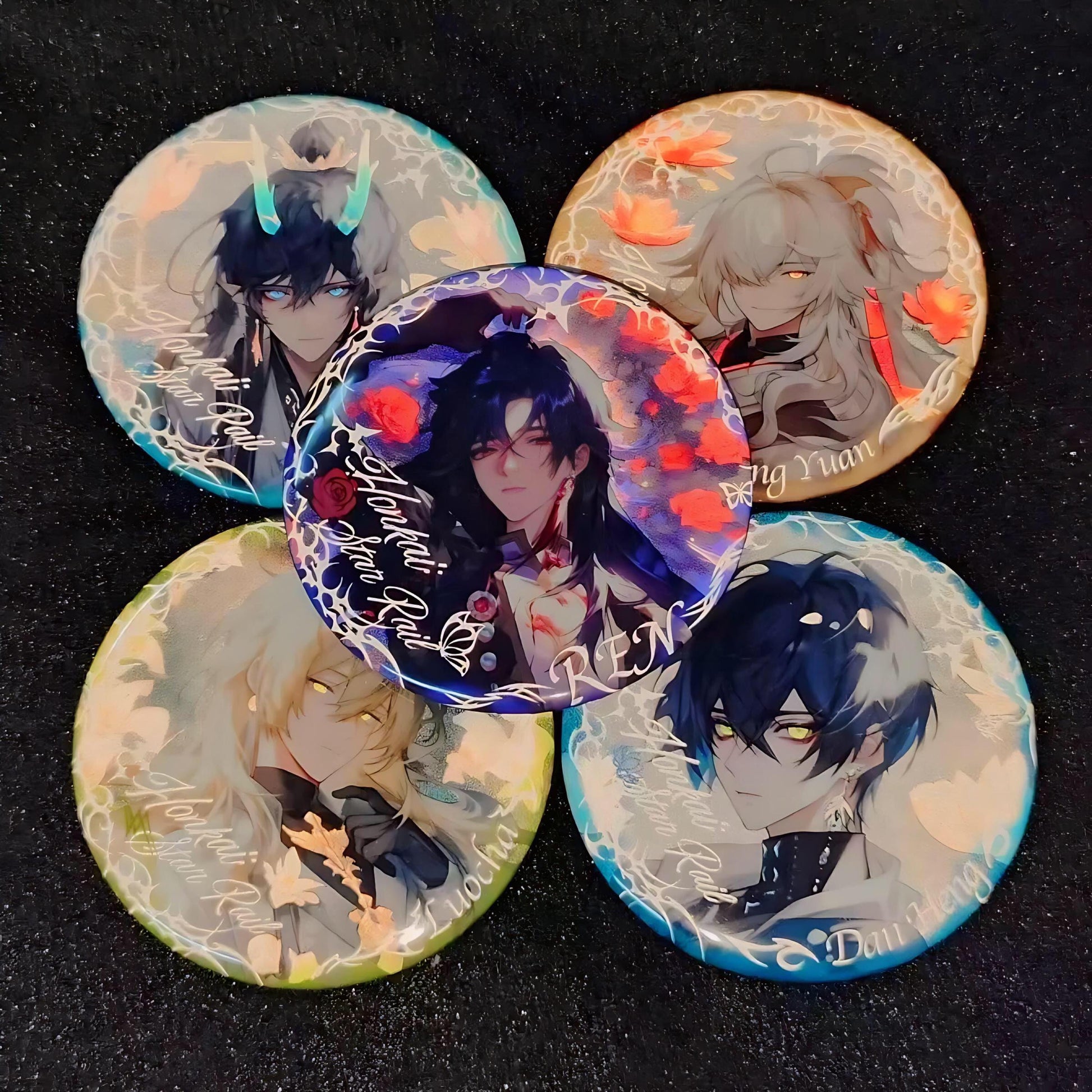 Honkai: Star Rail Badges Ren Dan Heng Imbibitor Aventurine Jing Yuan ACG gamer gift C102