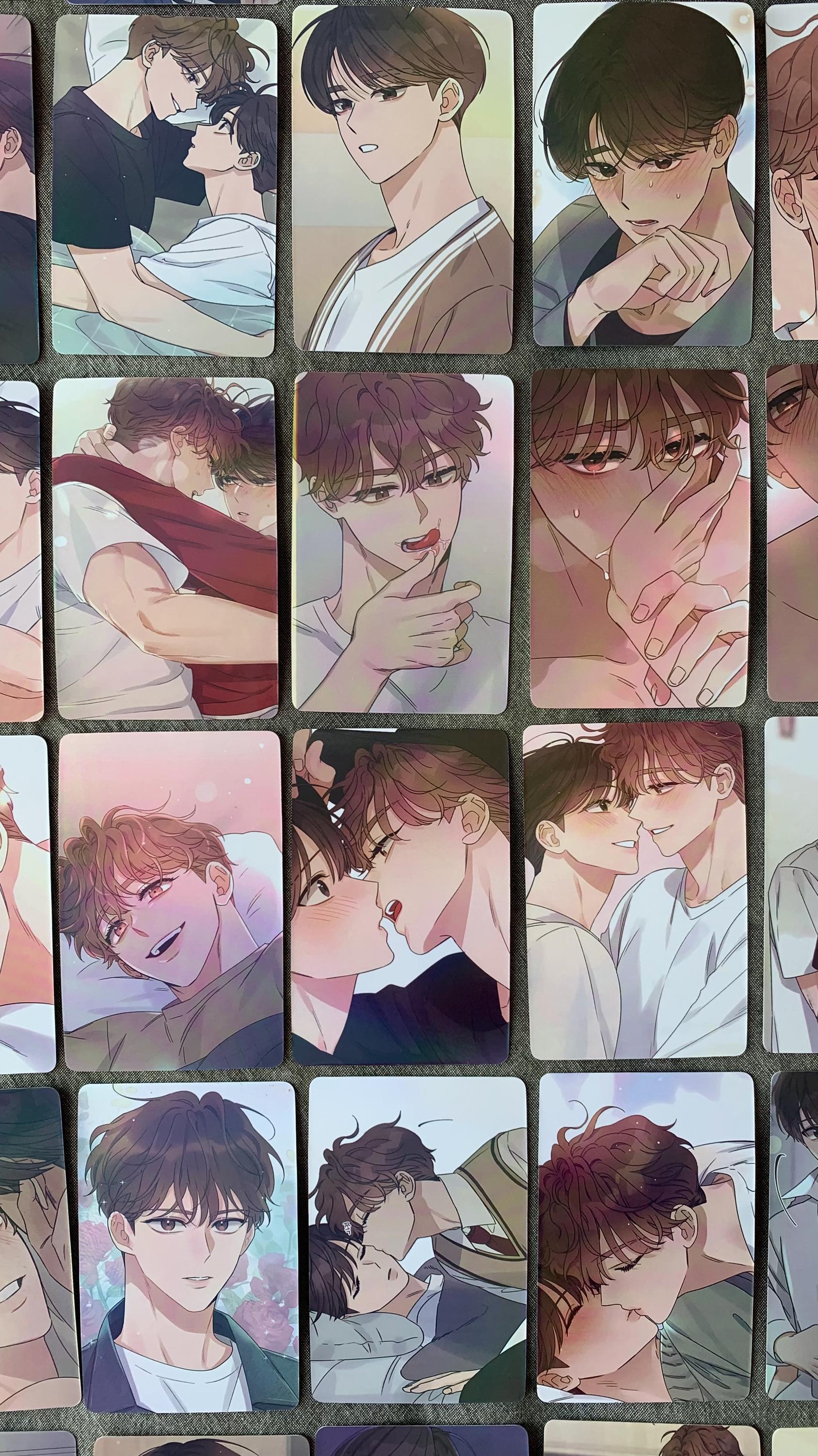 Omega Complex 55pc Laser cards Tae Gyeom Yoon Woo Yaoi Manhwa BL manga C132