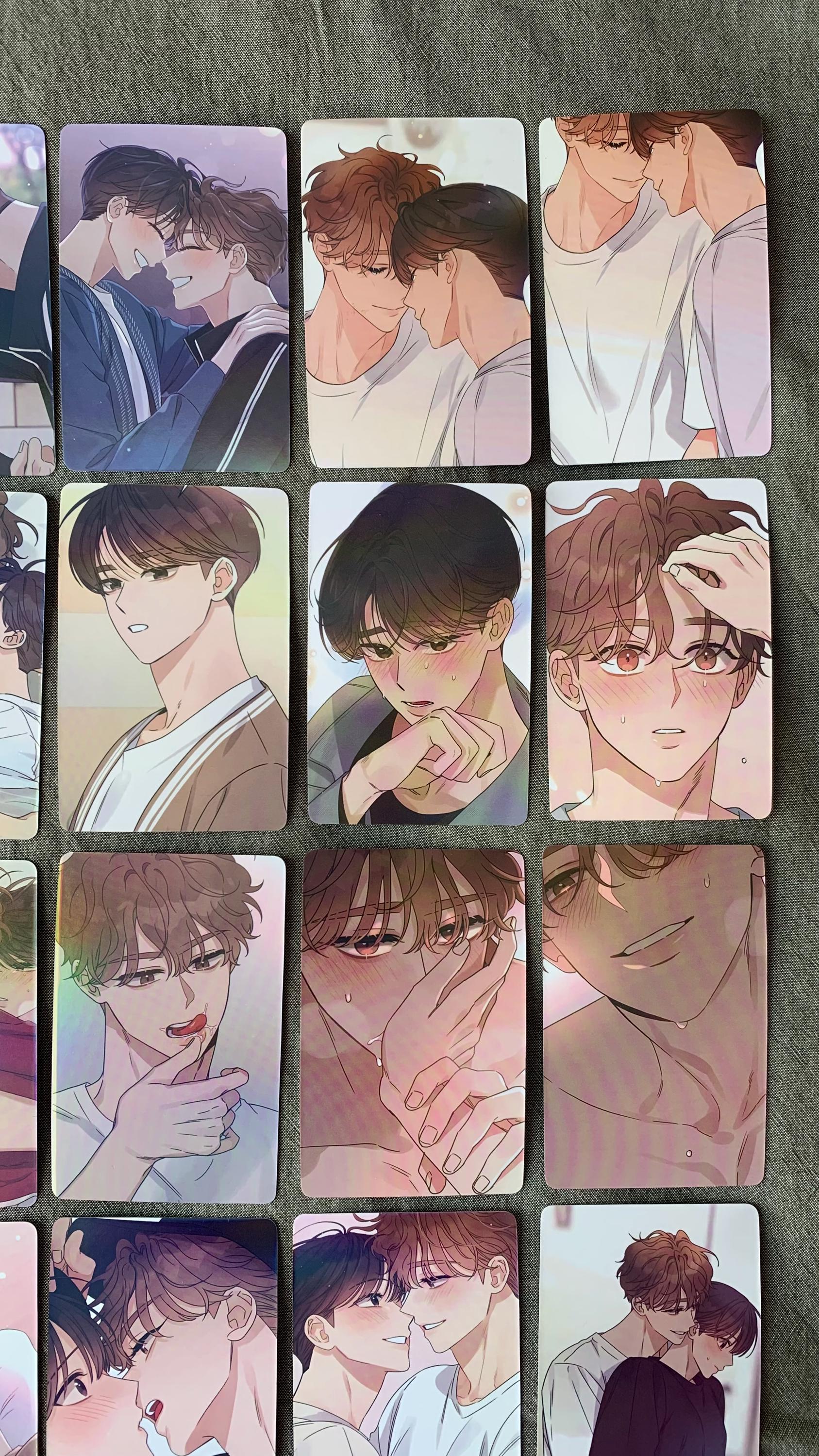 Omega Complex 55pc Laser cards Tae Gyeom Yoon Woo Yaoi Manhwa BL manga C132