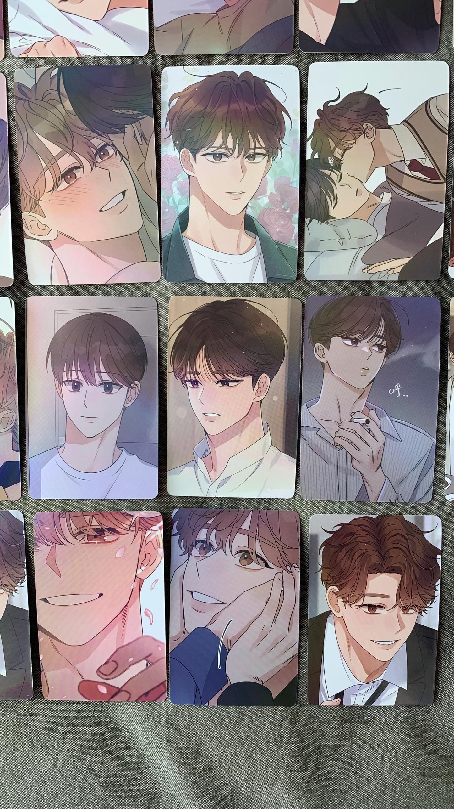 Omega Complex 55pc holographic cards Tae Gyeom Yoon Woo Yaoi Manhwa BL manga C132